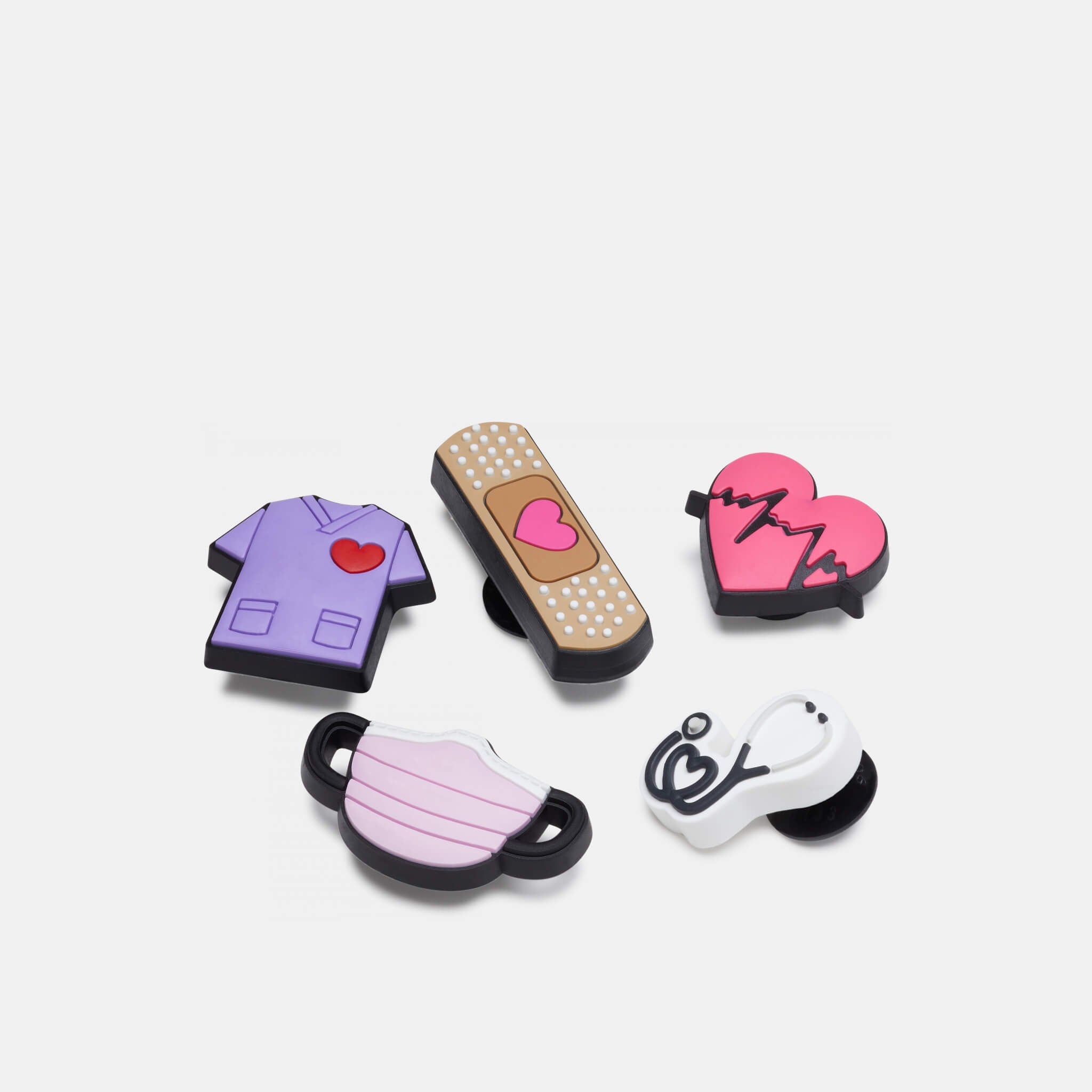 Odznáčky Jibbitz – Health Heart 5-Pack
