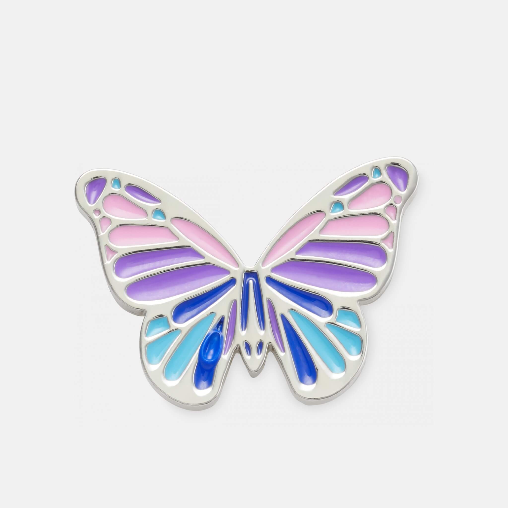 Jibbitz – Multi Purple Butterfly Pin