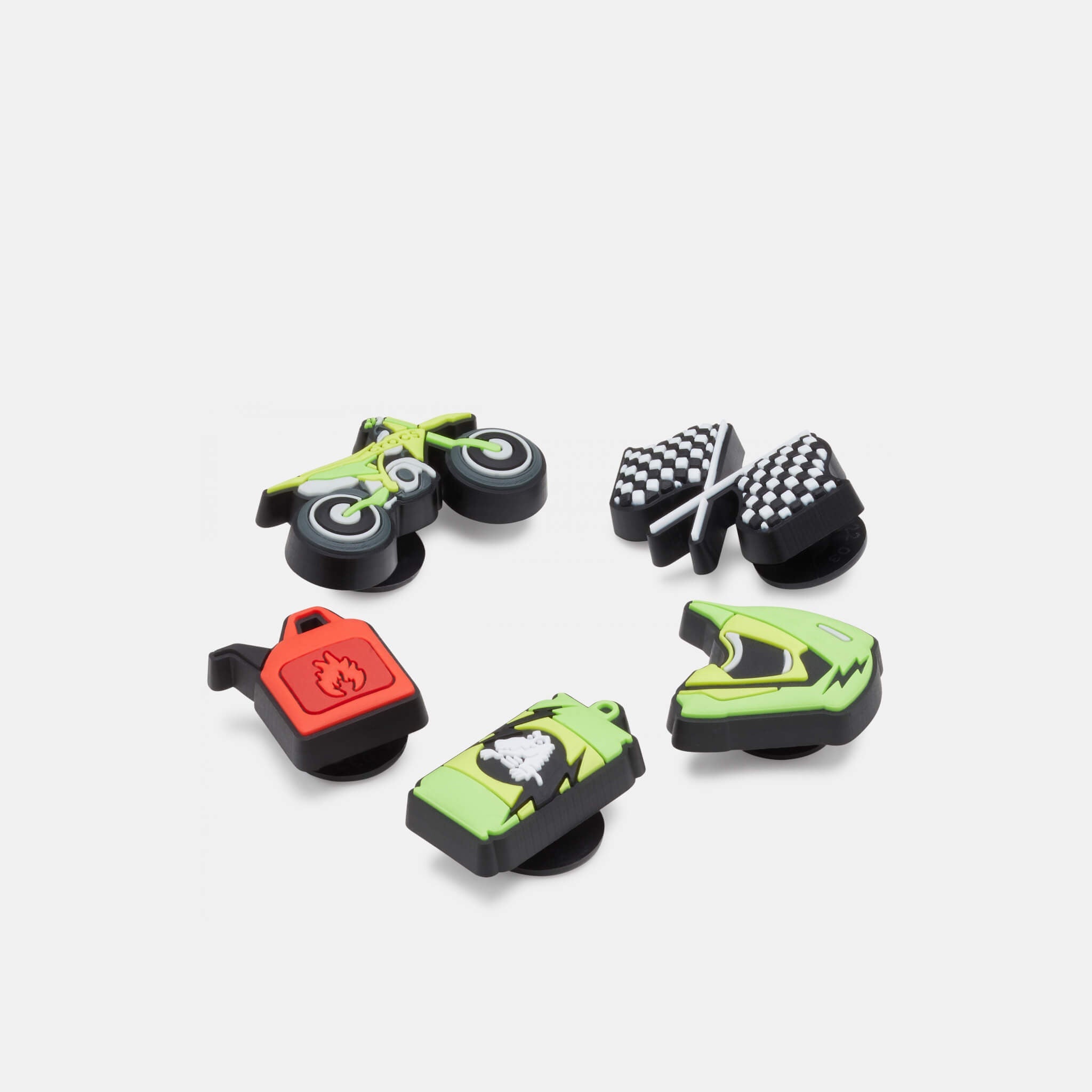 Odznáčky Jibbitz – Dirt Bike 5-Pack