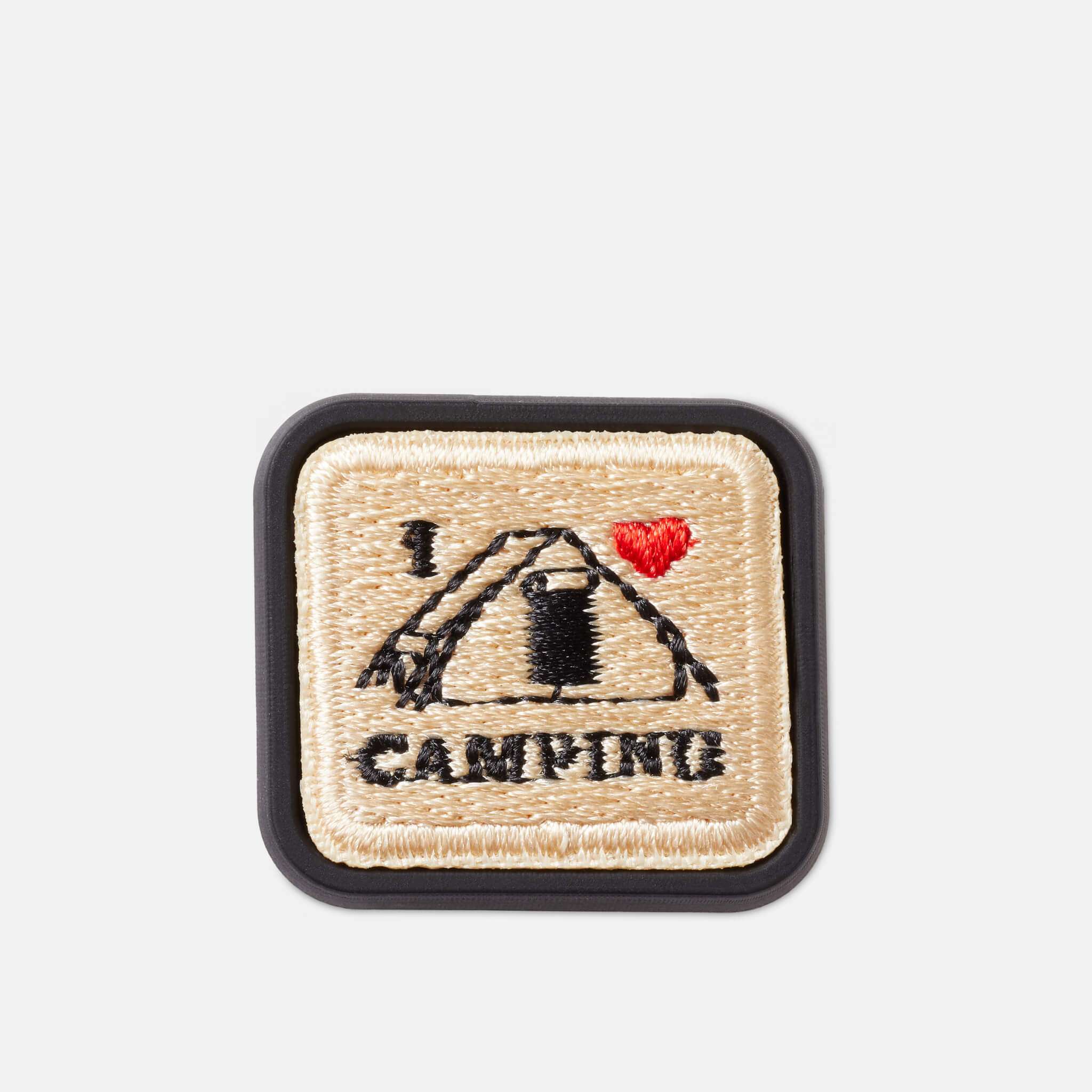 Jibbitz – I Love Camping Patch Pin