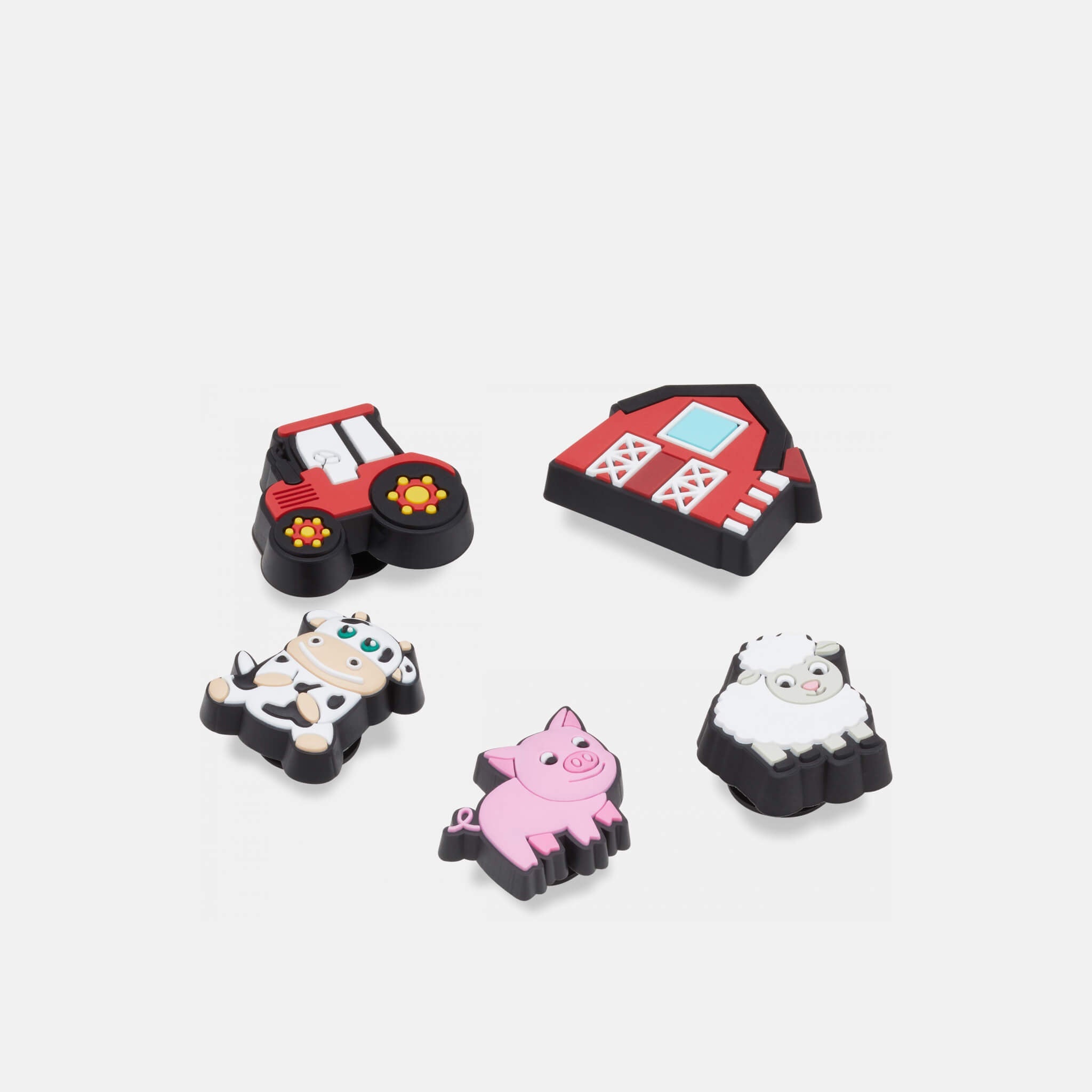 Odznáčky Jibbitz – Cutesey Farm Animal 5-Pack