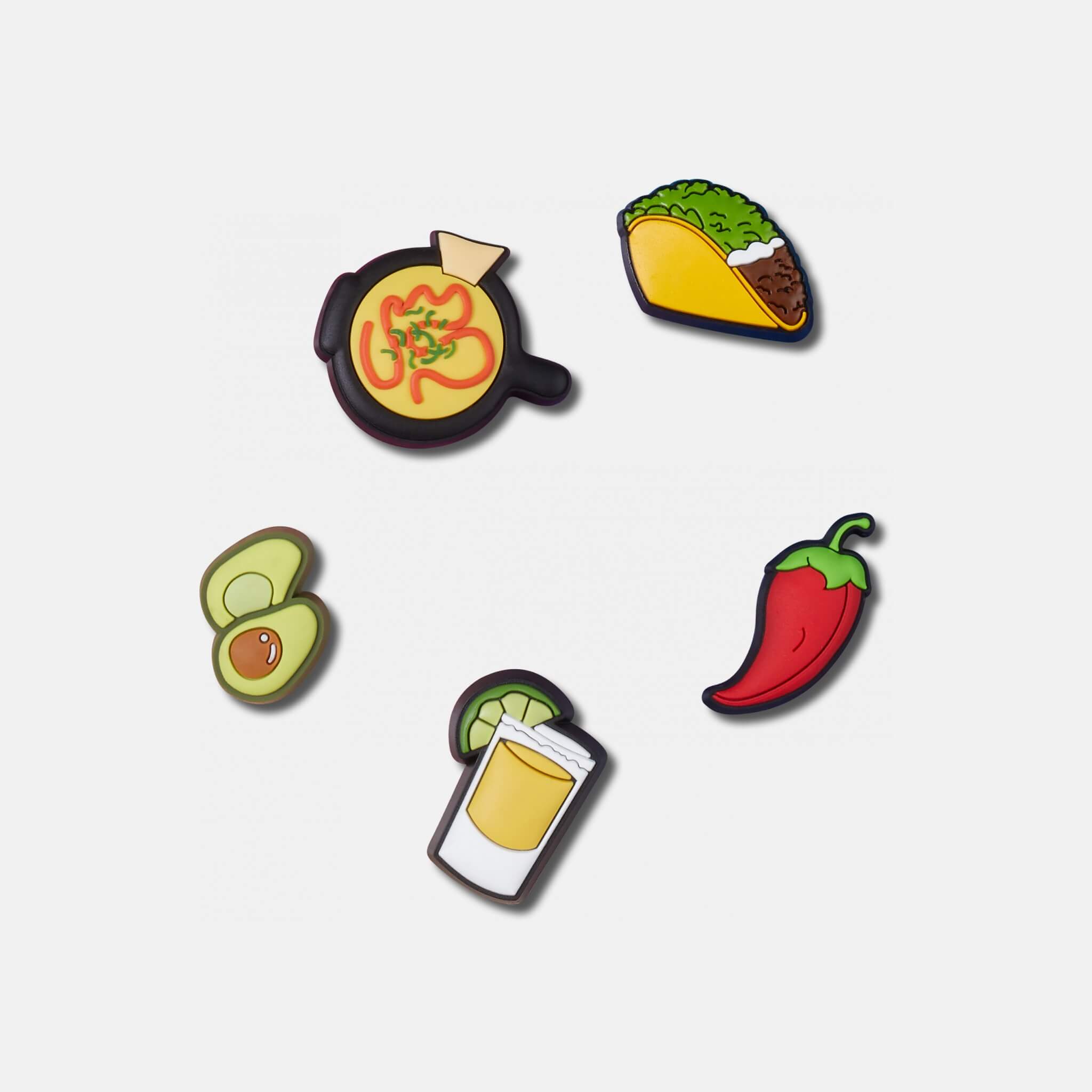 Odznáčky Jibbitz – Mexican Food 5-Pack