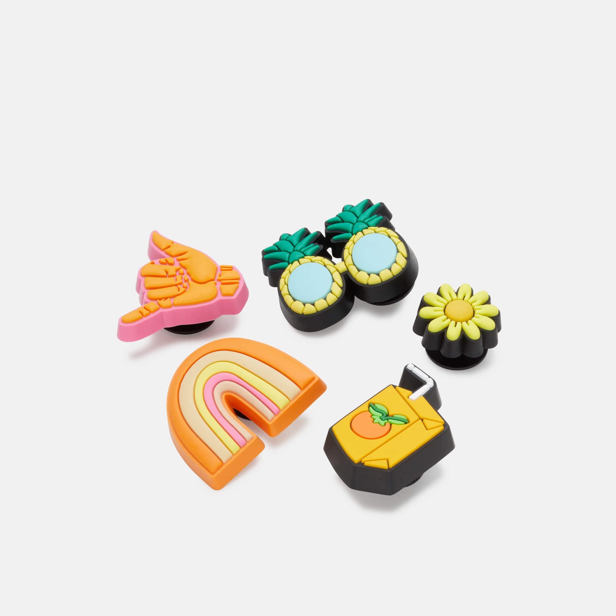 Odznáčky Jibbitz – Sunshine is Fine 5-Pack