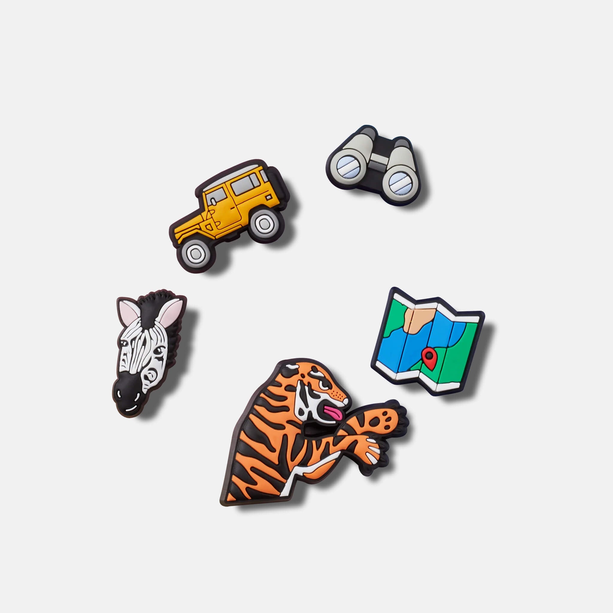 Odznáčky Jibbitz – Safari 5-Pack