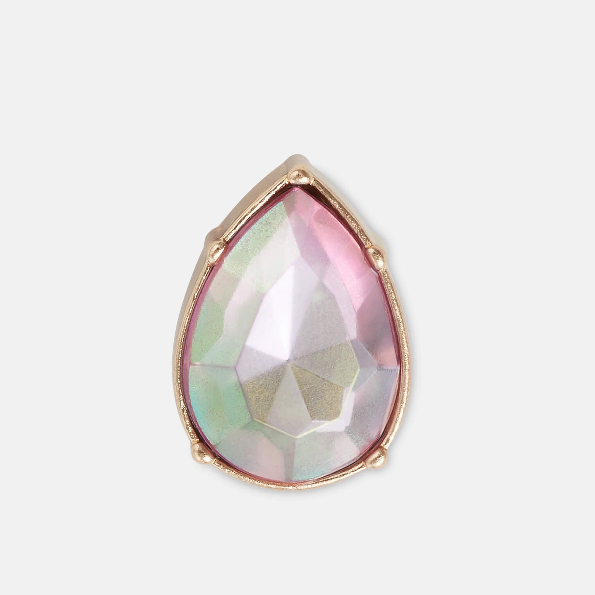 Jibbitz – Pink Teardrop Gem Pin