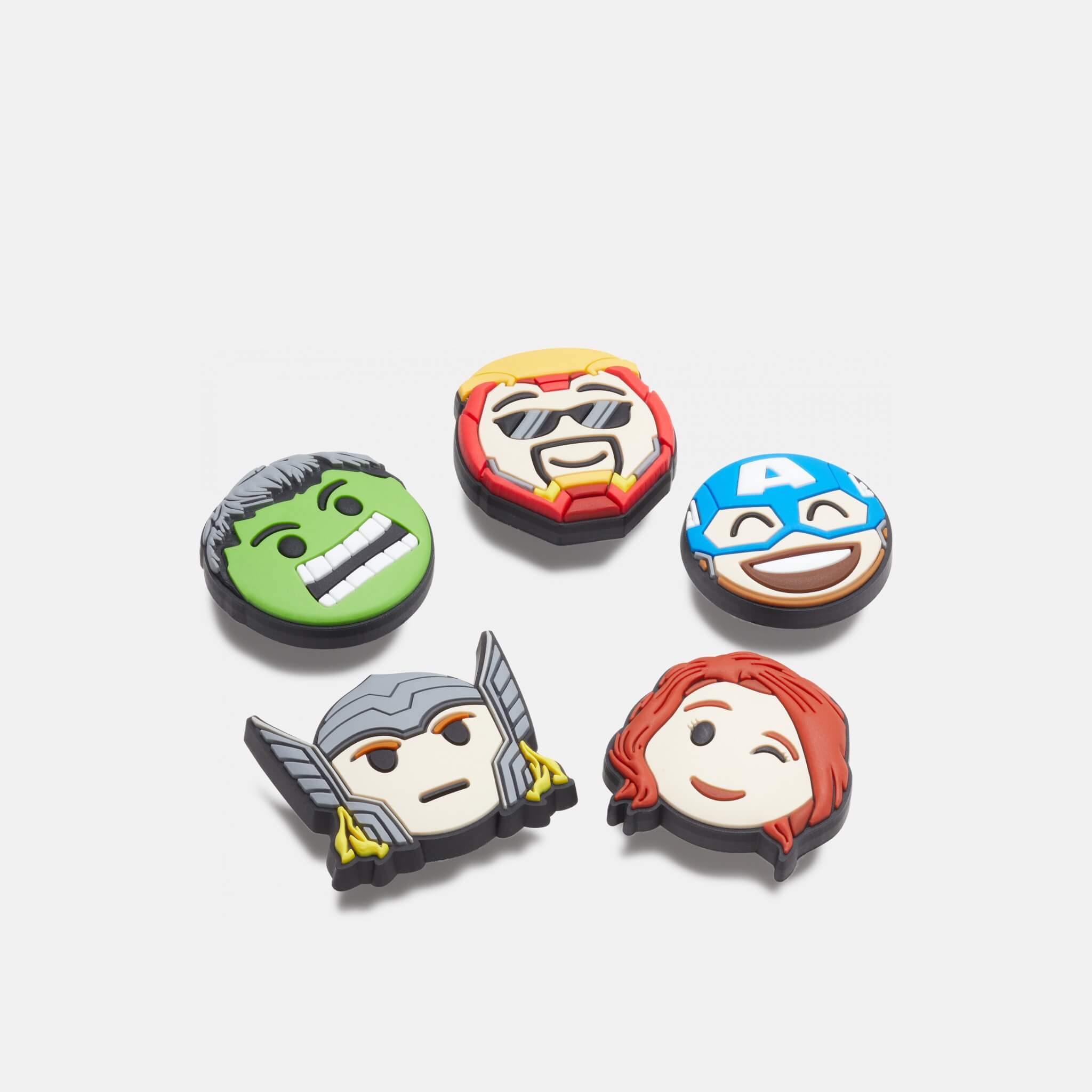 Jibbitz Pin – Avengers Emojis 5-Pack