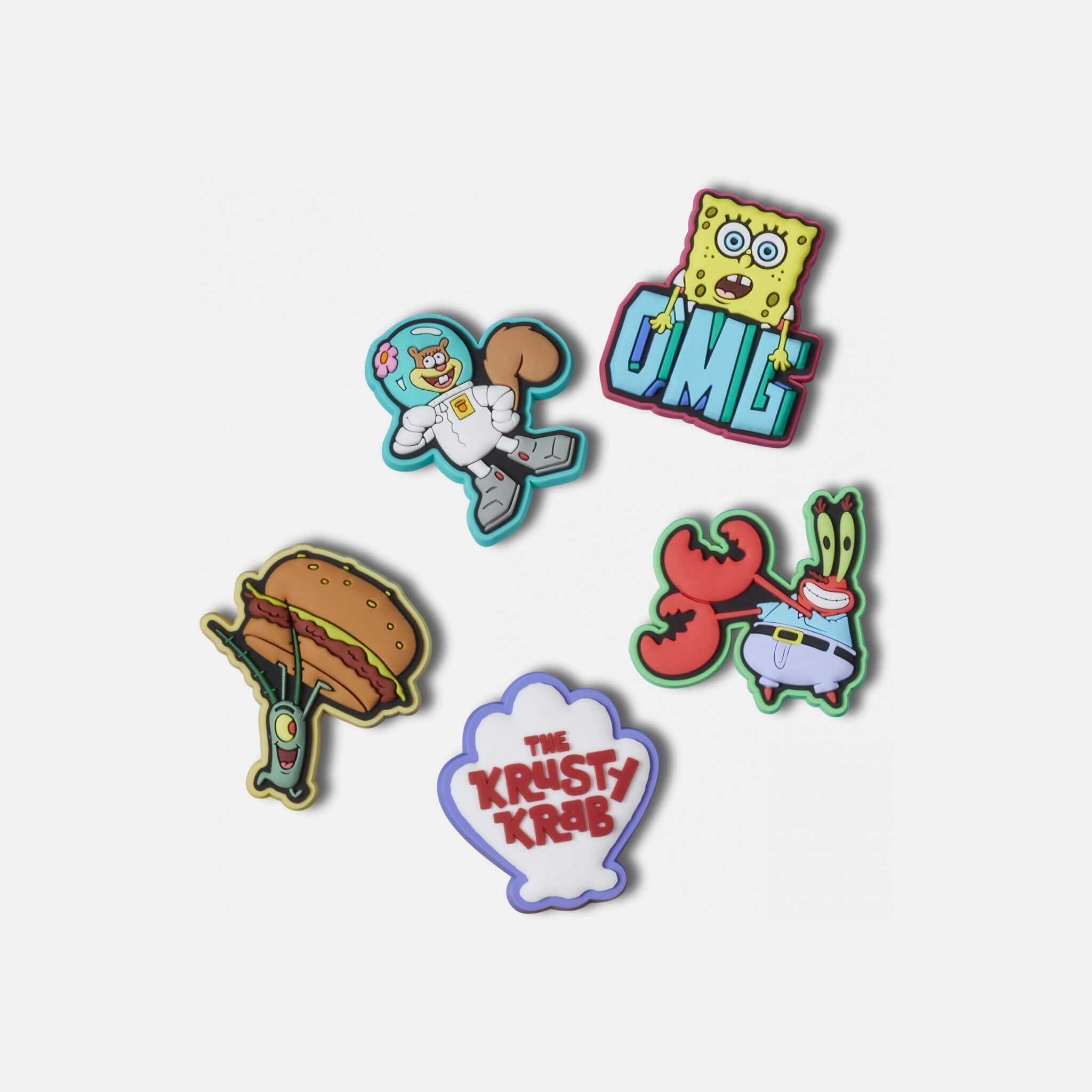Jibbitz Pin – Spongebob 5-Pack