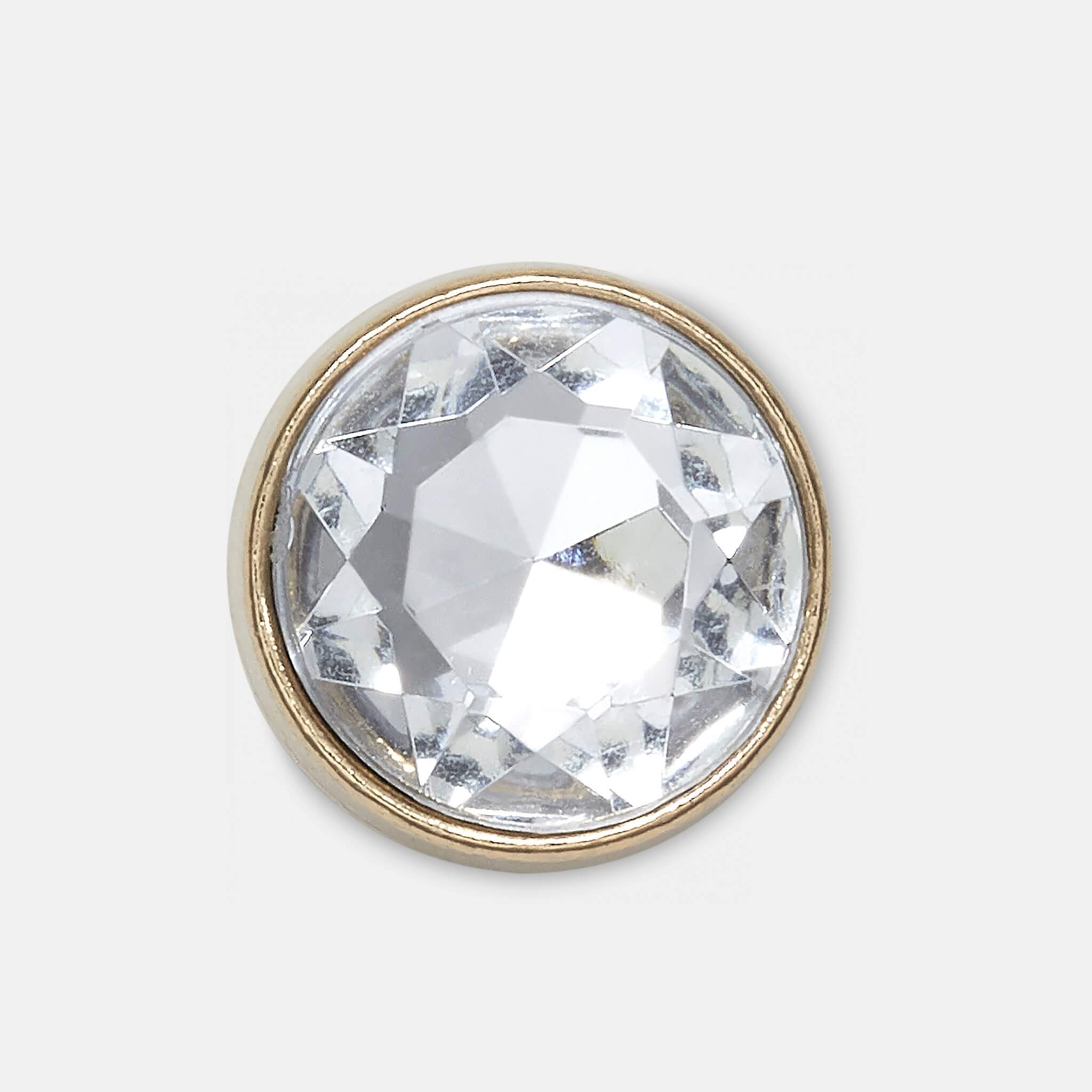 Jibbitz – Clear Circle Gem Pin