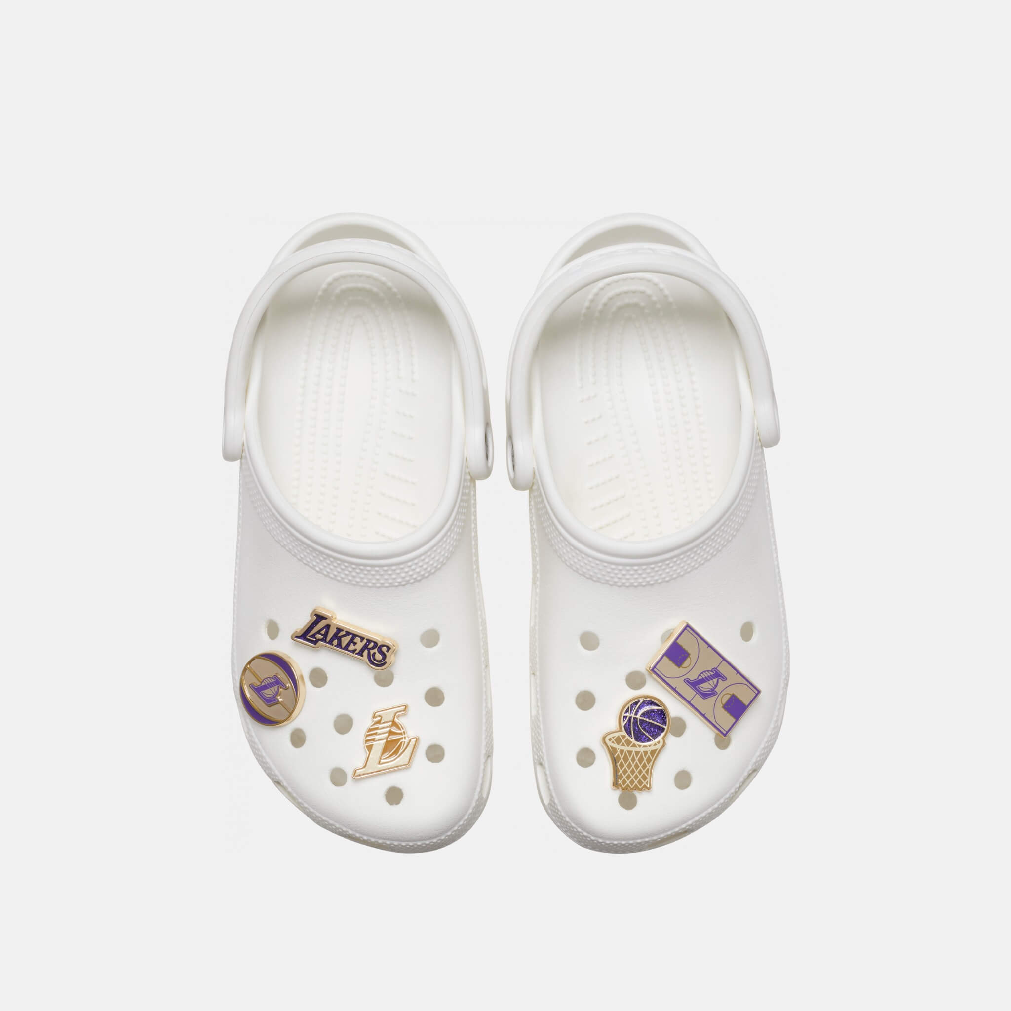 Jibbitz Pin – NBA LA Lakers Elevated 5-Pack