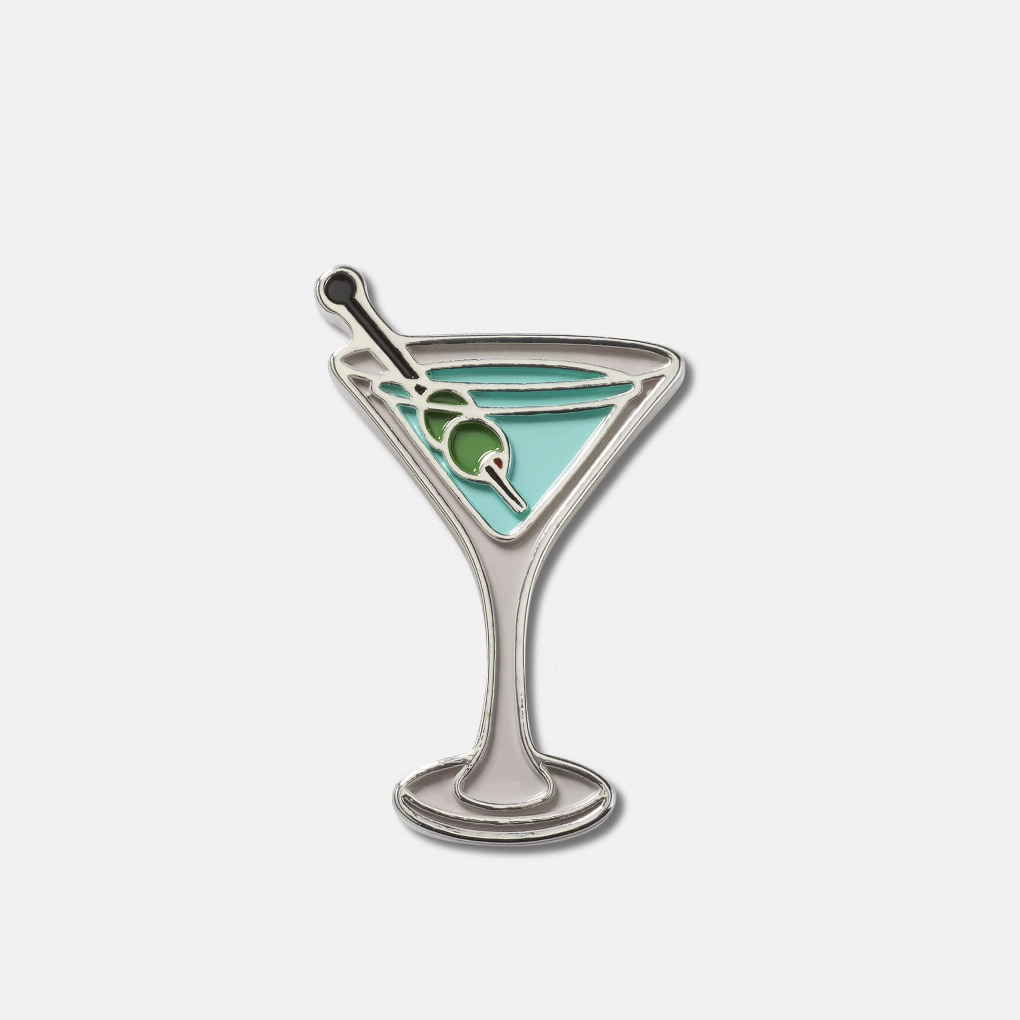 Jibbitz – Elevated Martini Glass pin