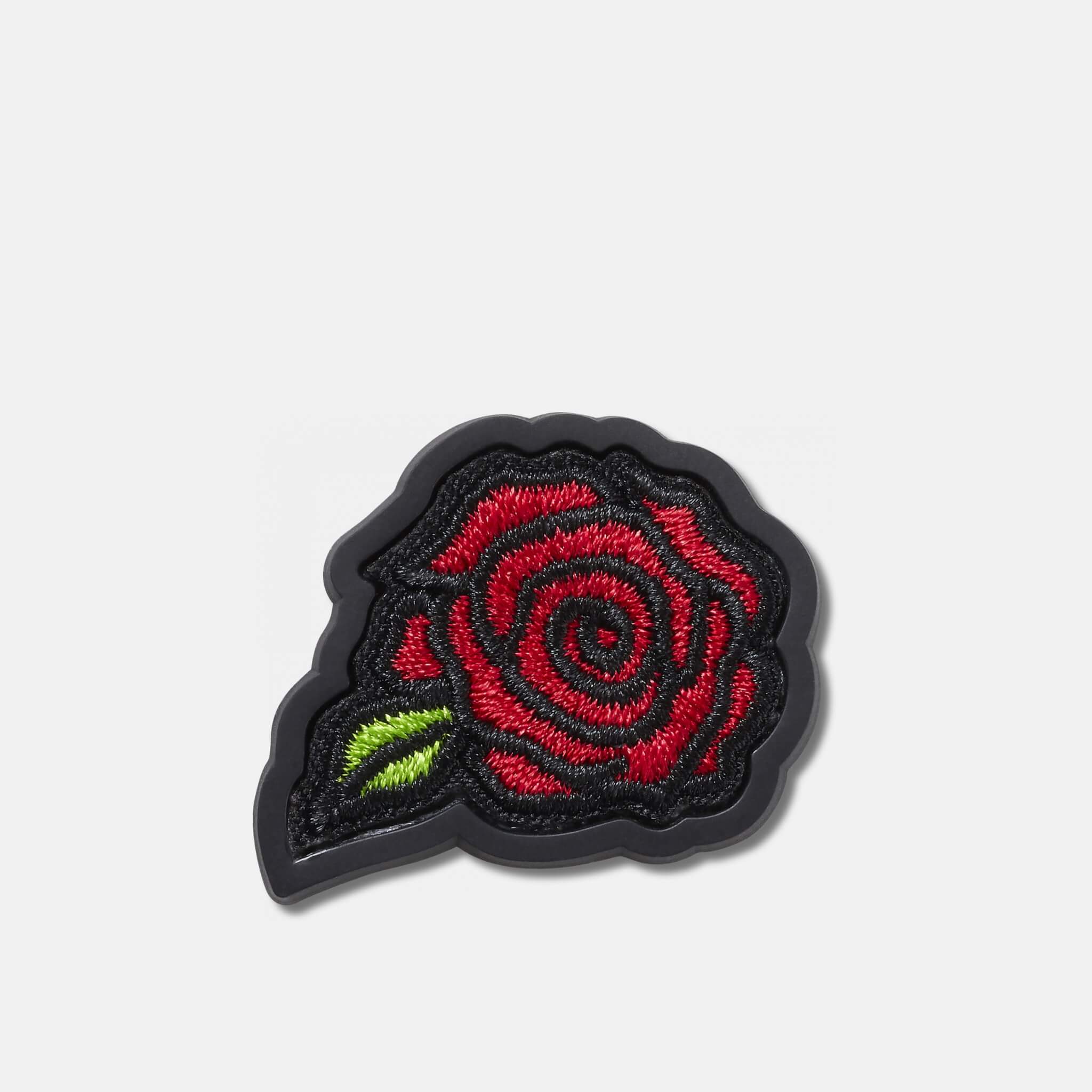 Jibbitz – Rose Varsity Patch Pin