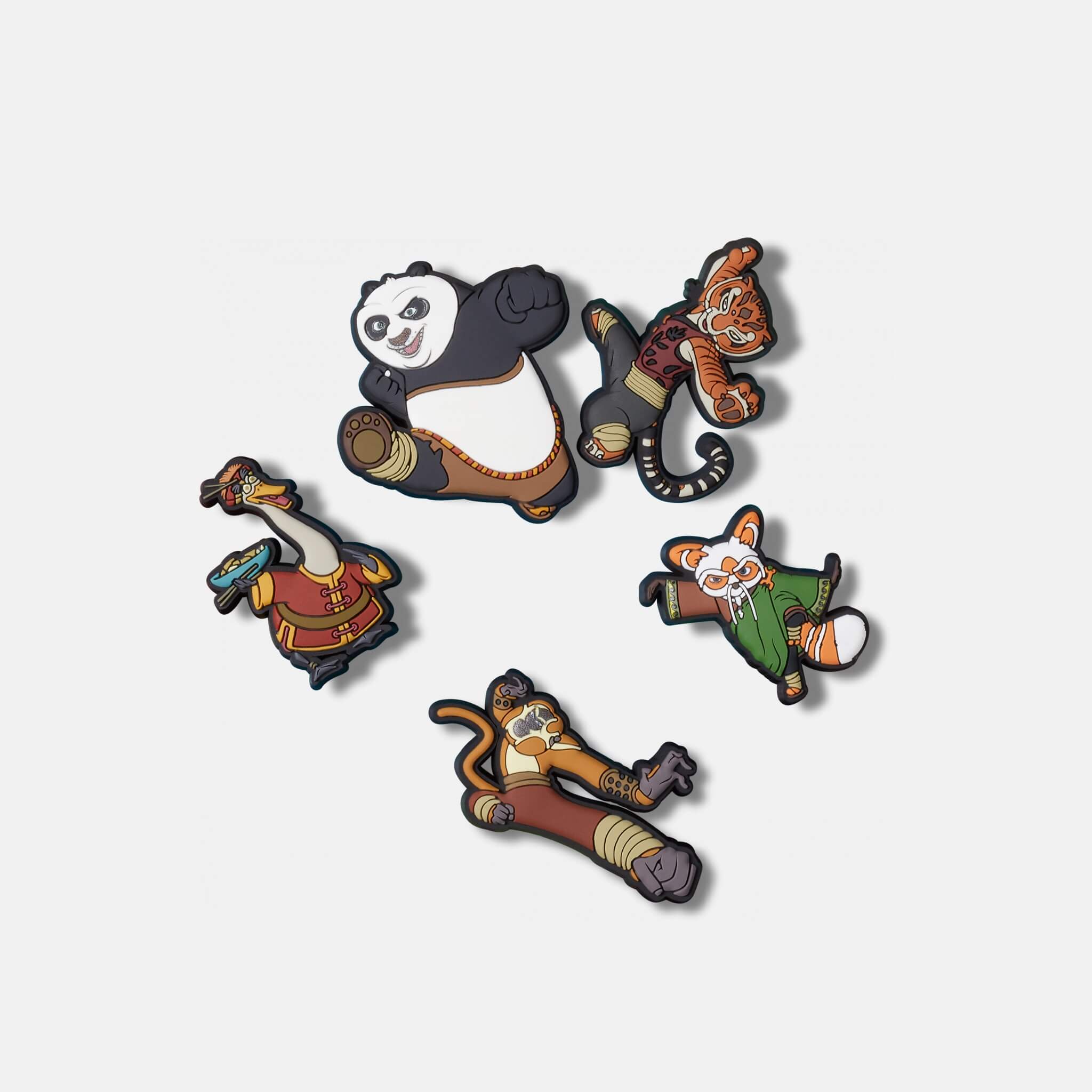 Jibbitz Pin – Kung Fu Panda 5-Pack