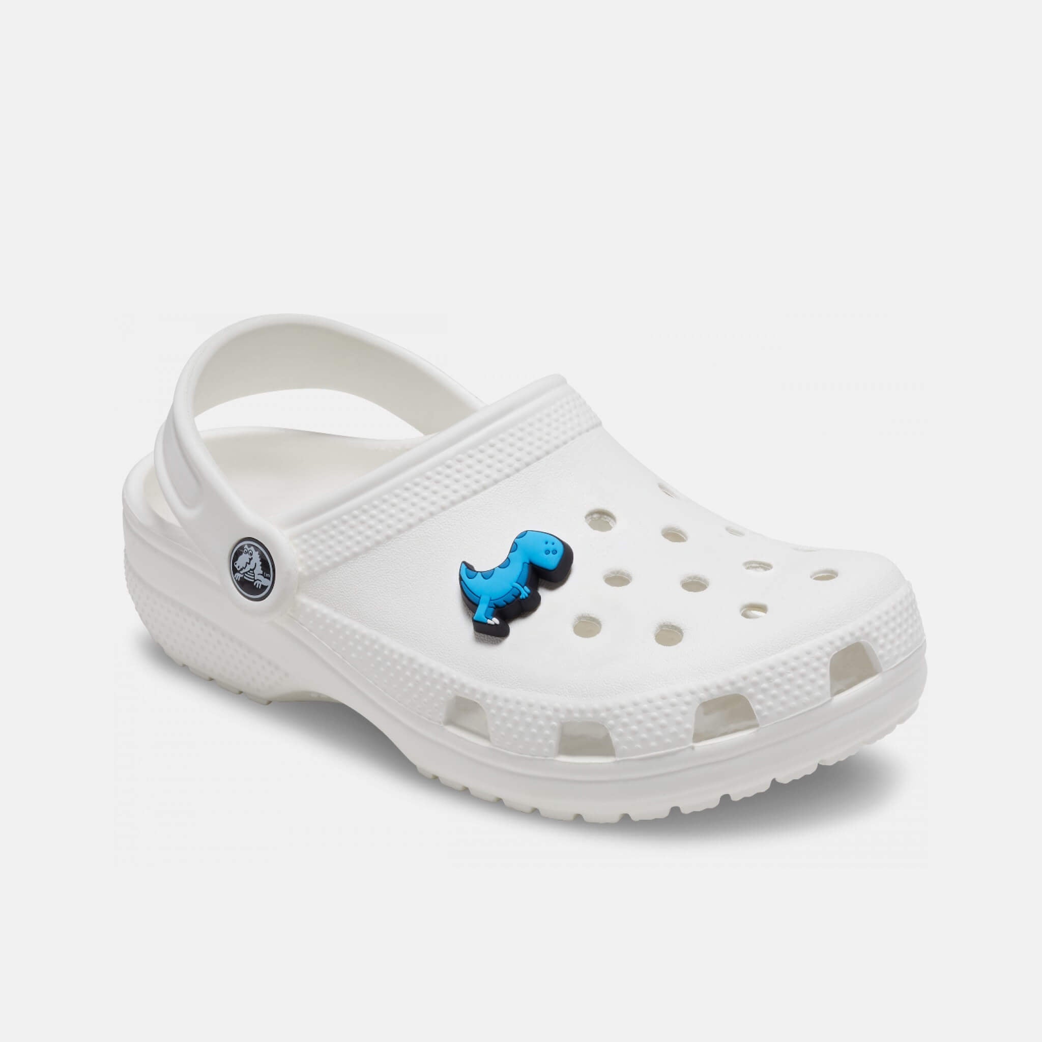 Przypinka Jibbitz – Boys Rule Blue Dino