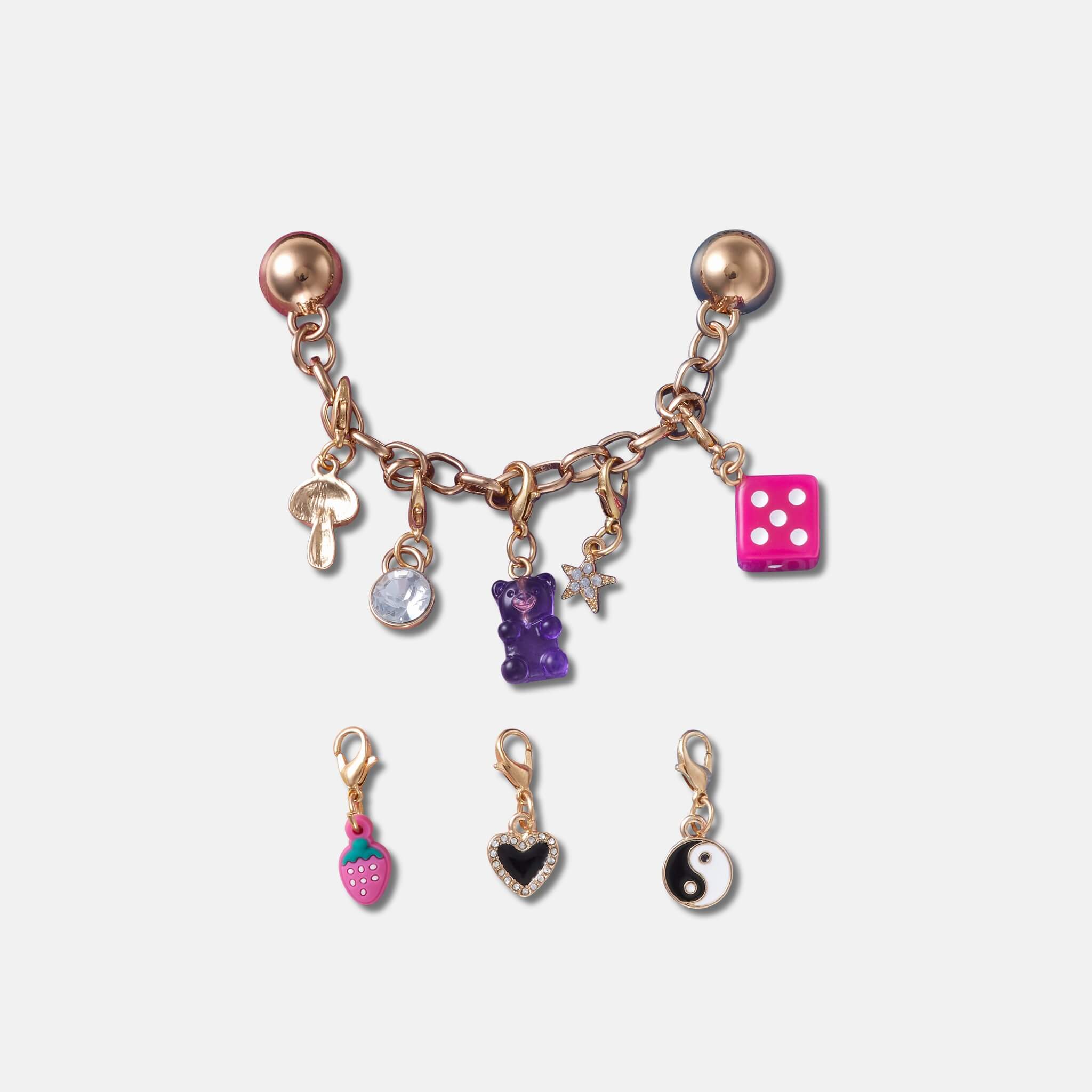 Przypinka Jibbitz – Custom Charm Chain 5-Pack