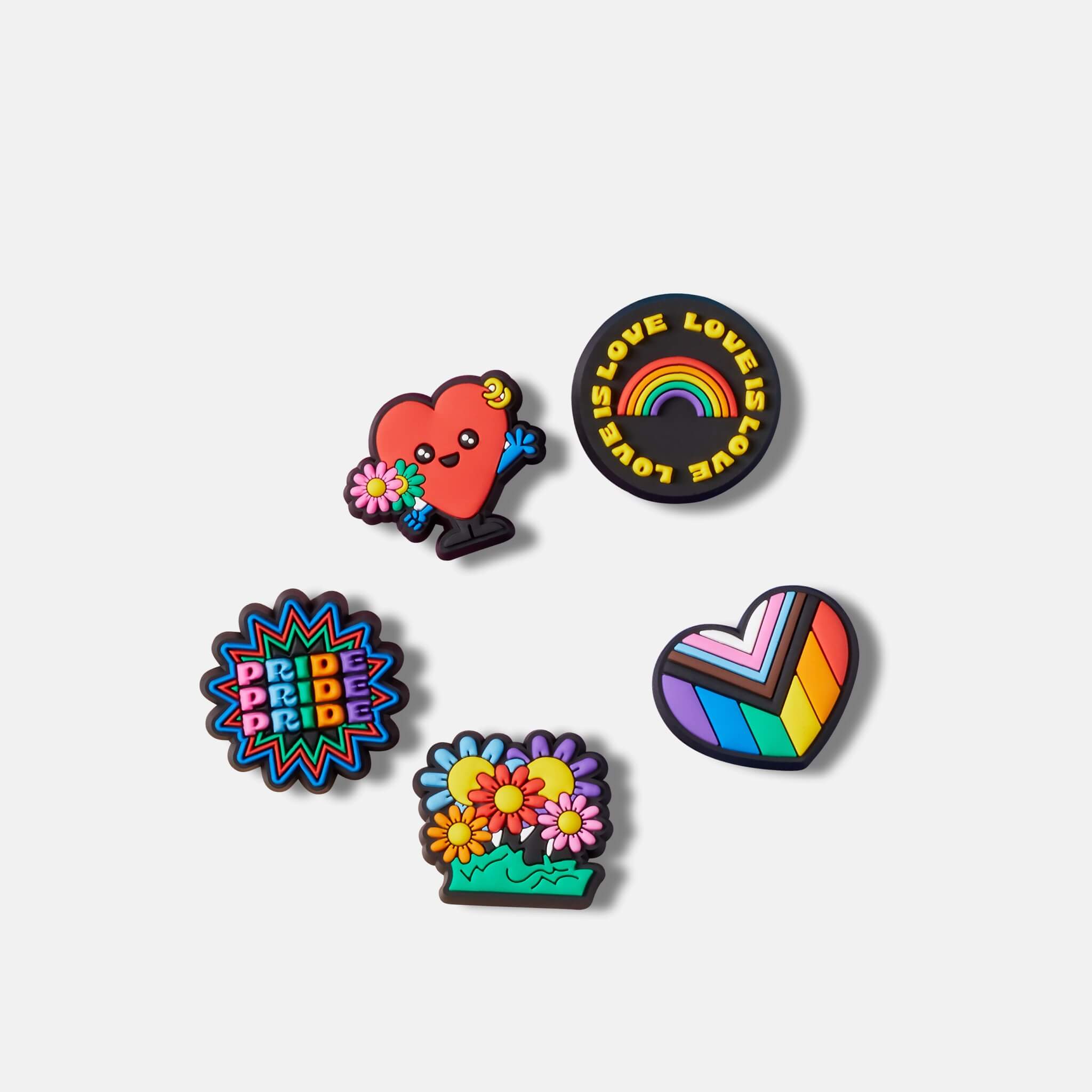 Przypinka Jibbitz – Love is Love 5 ks