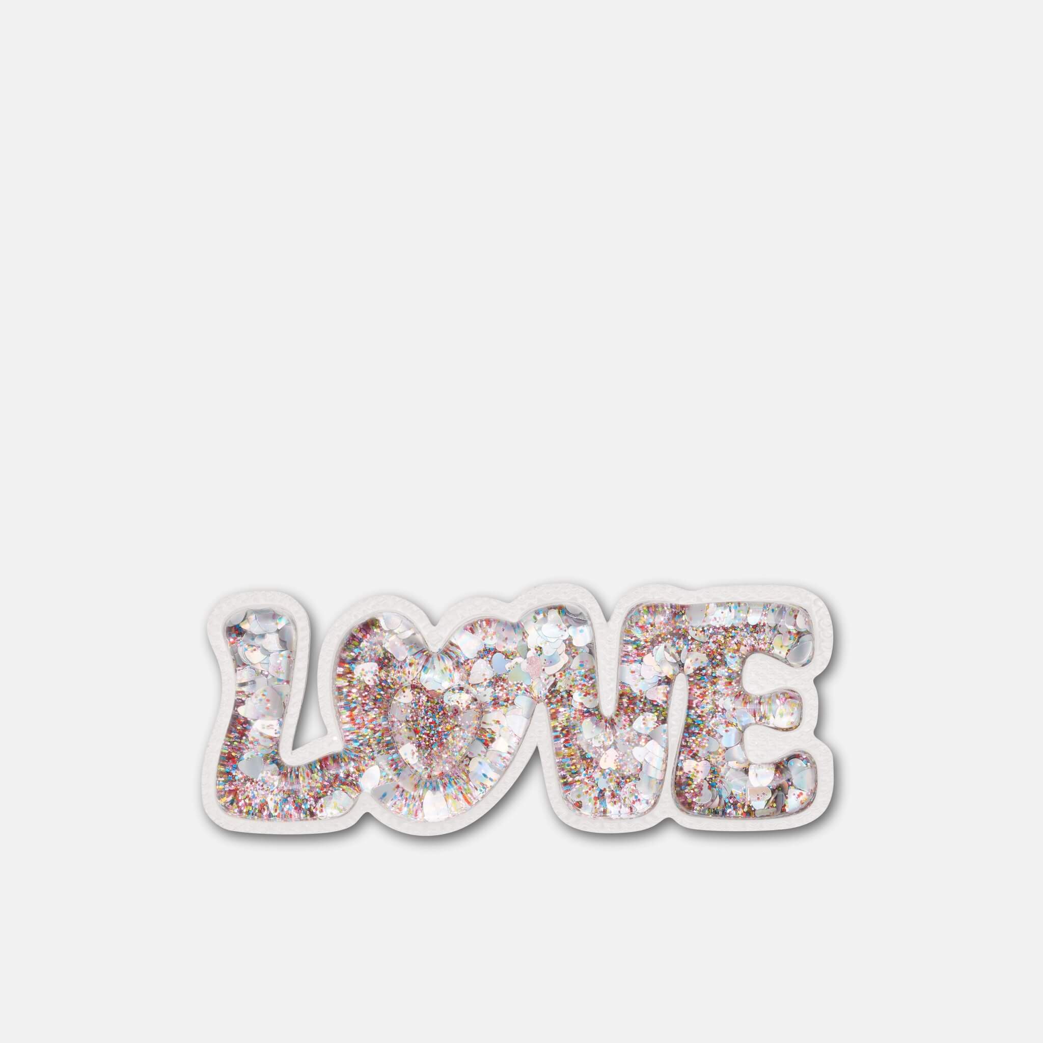 Przypinka Jibbitz – Oversized LOVE Squish