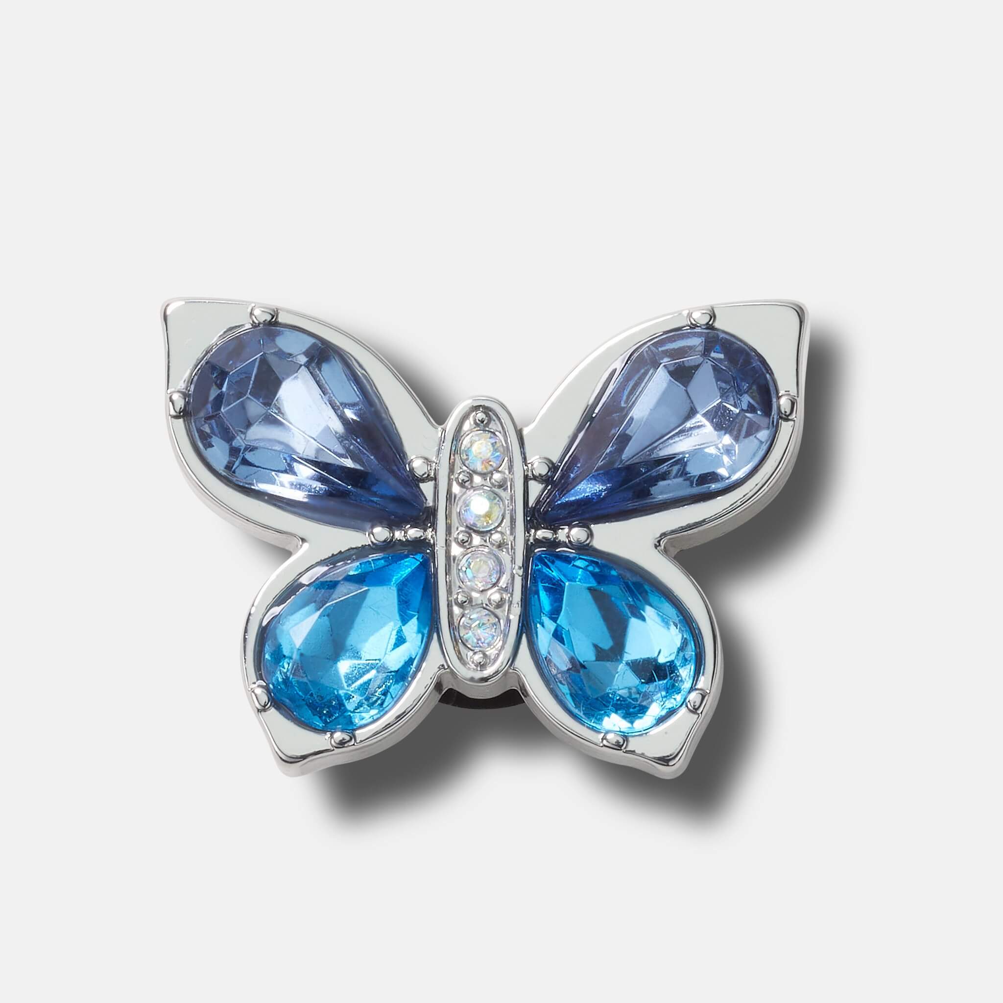 Jibbitz – Blue Gem Butterfly Pin