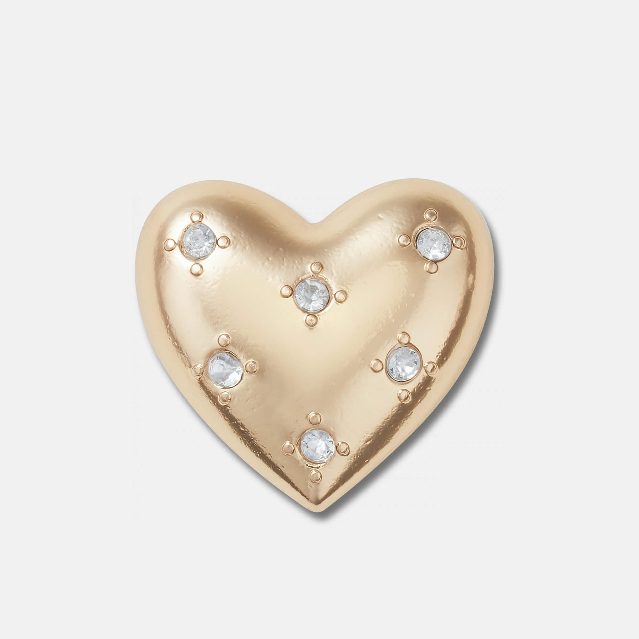 Przypinka Jibbitz – Gold Encrusted Heart