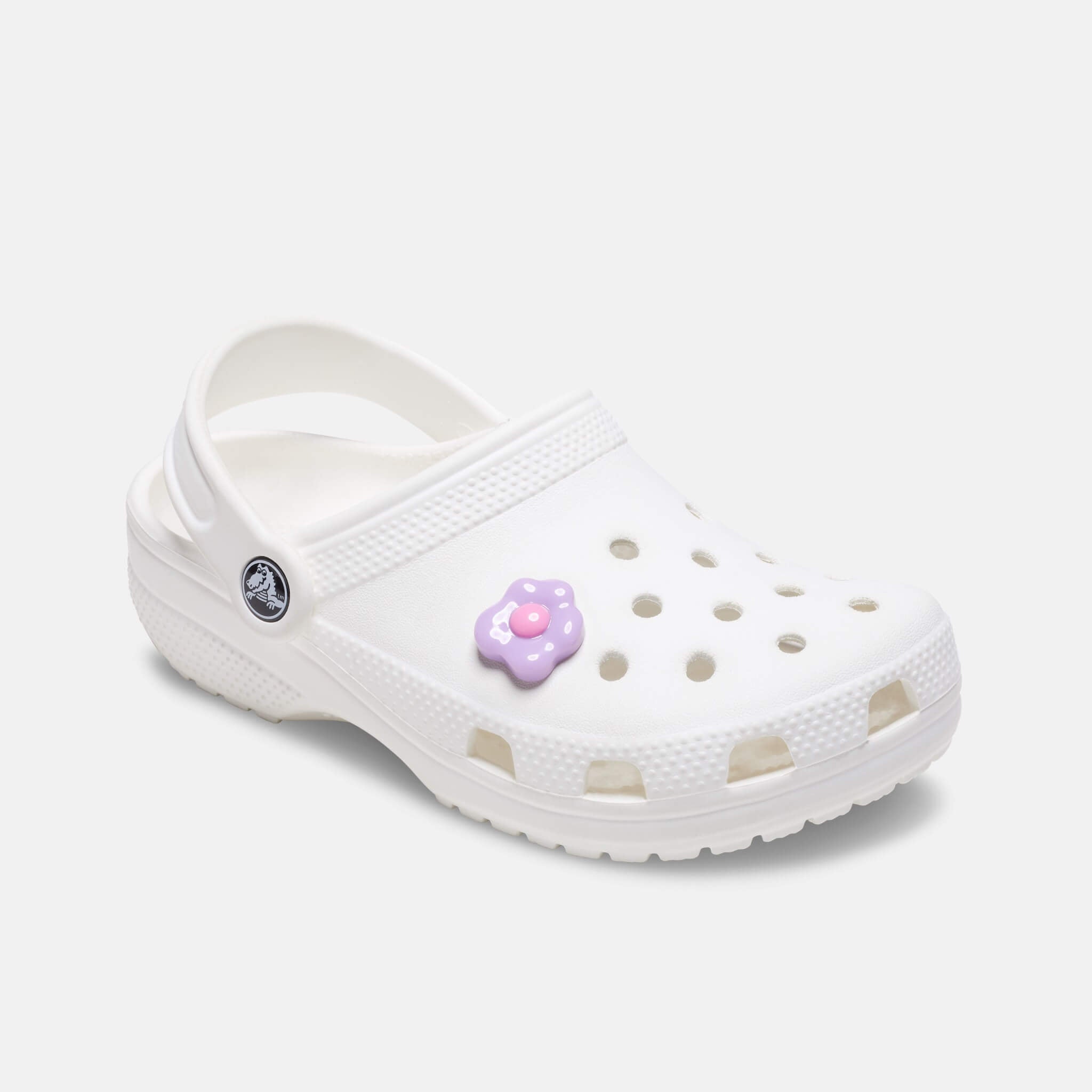 Przypinka Jibbitz – Dainty Acrylic Purple Daisy