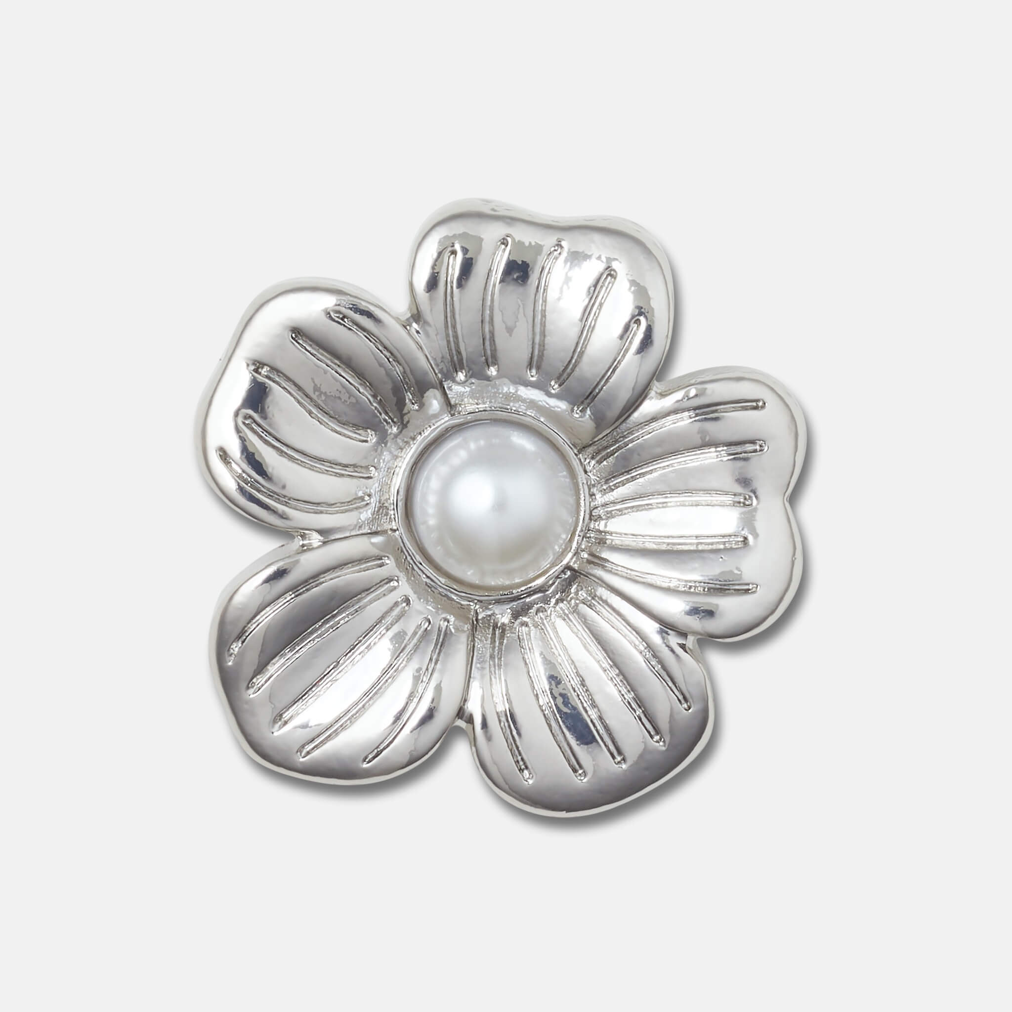 Przypinka Jibbitz – Silver Mnchrm Daisy