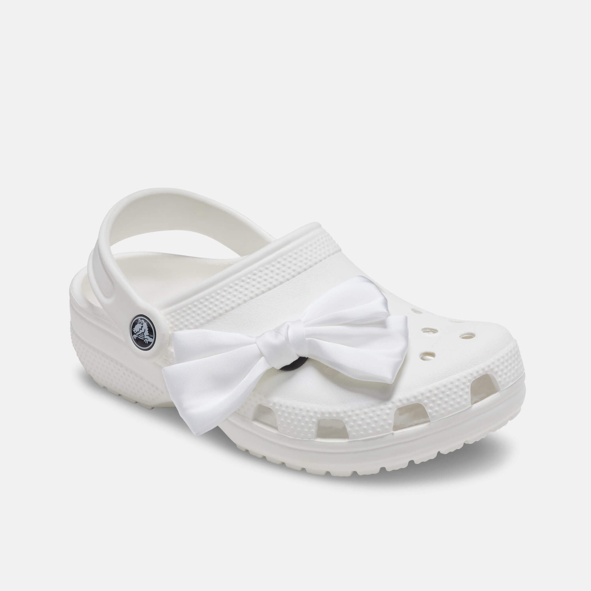 Przypinka Jibbitz – Oversized Regal White Bow
