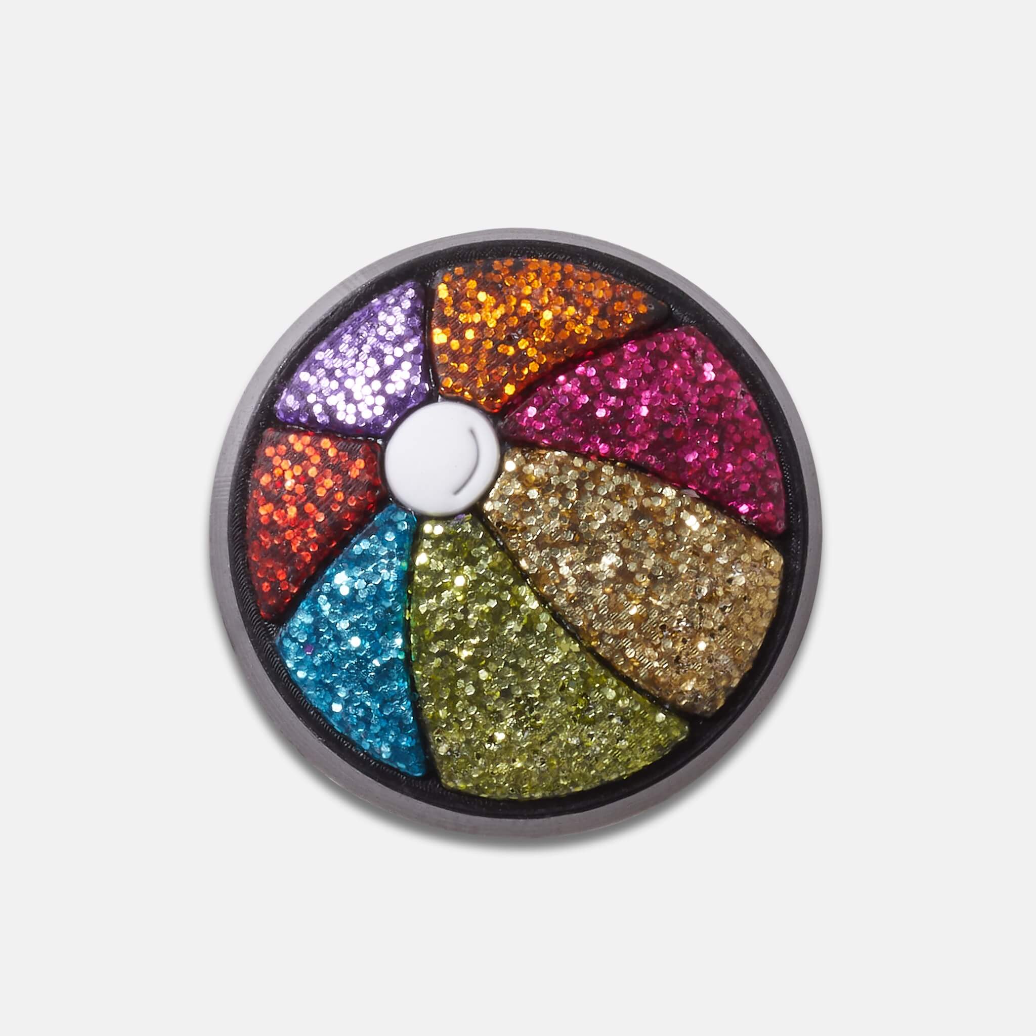 Przypinka Jibbitz – Glitter Beach Ball