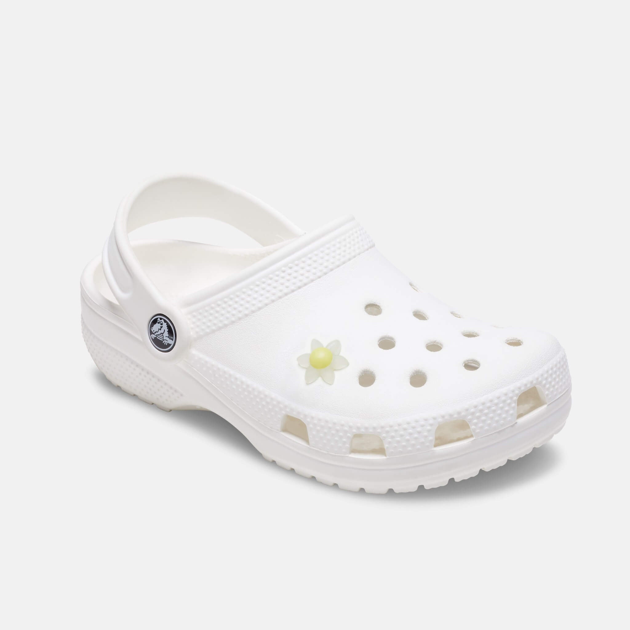 Przypinka Jibbitz – Iridescent Flower with Yellow