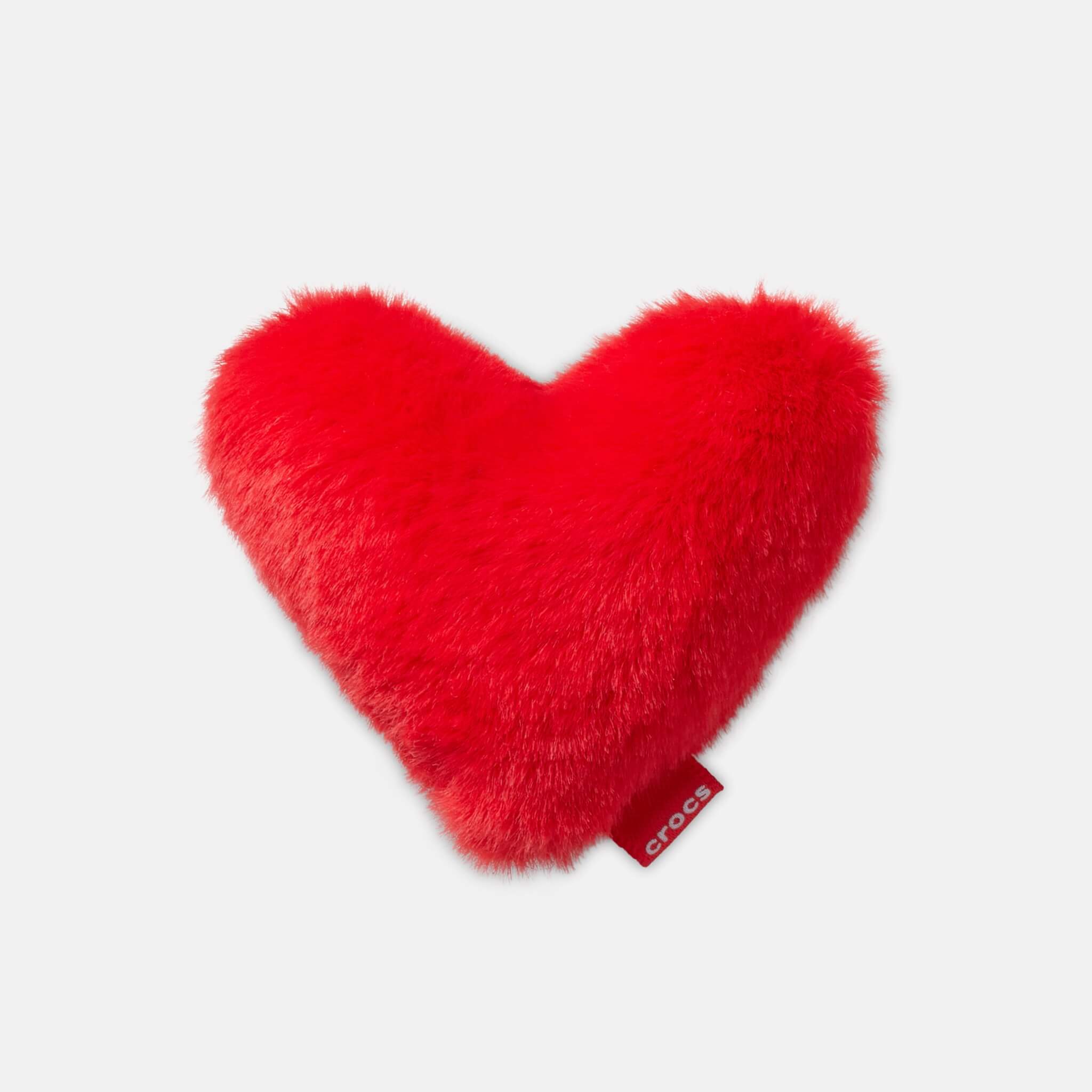 Przypinka Jibbitz – Red Fuzzy Heart