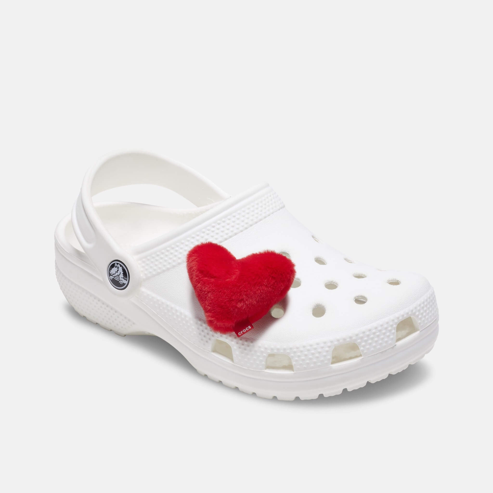 Przypinka Jibbitz – Red Fuzzy Heart