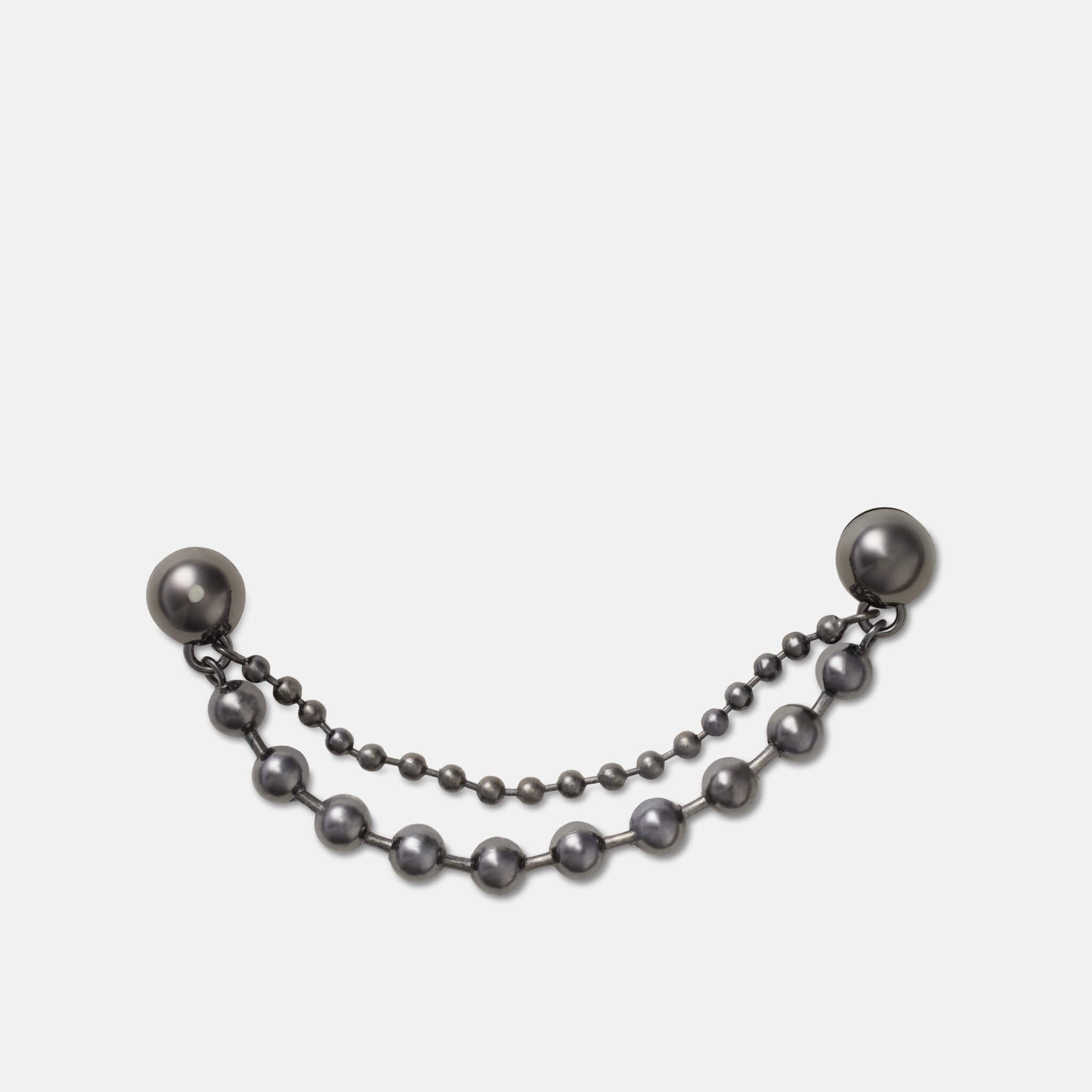 Przypinka Jibbitz – Double Black Gem Chain