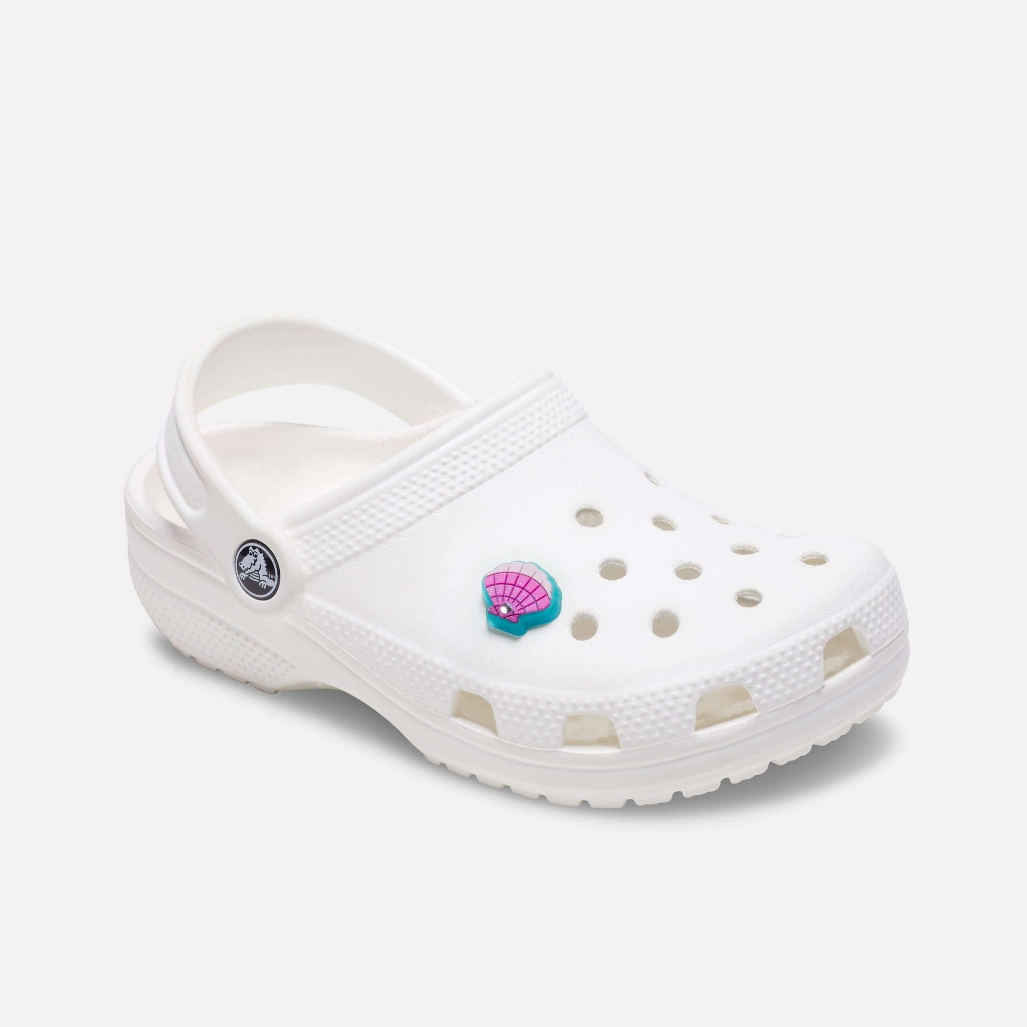 Przypinka Jibbitz – Pink Seashell with Gem