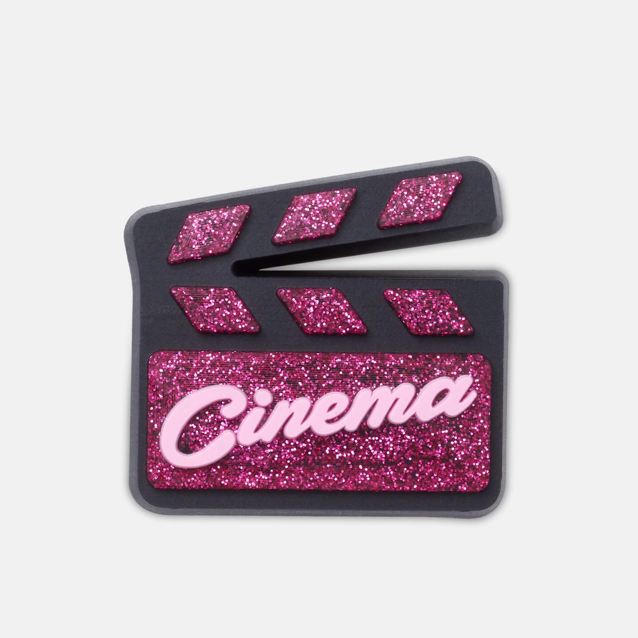 Przypinka Jibbitz – Pink Clapperboard