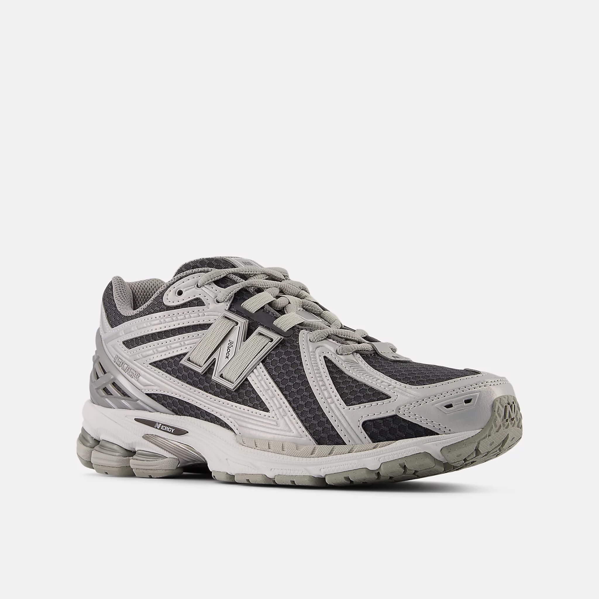 Unisex srebrno-czarne sneakersy New Balance U1906R