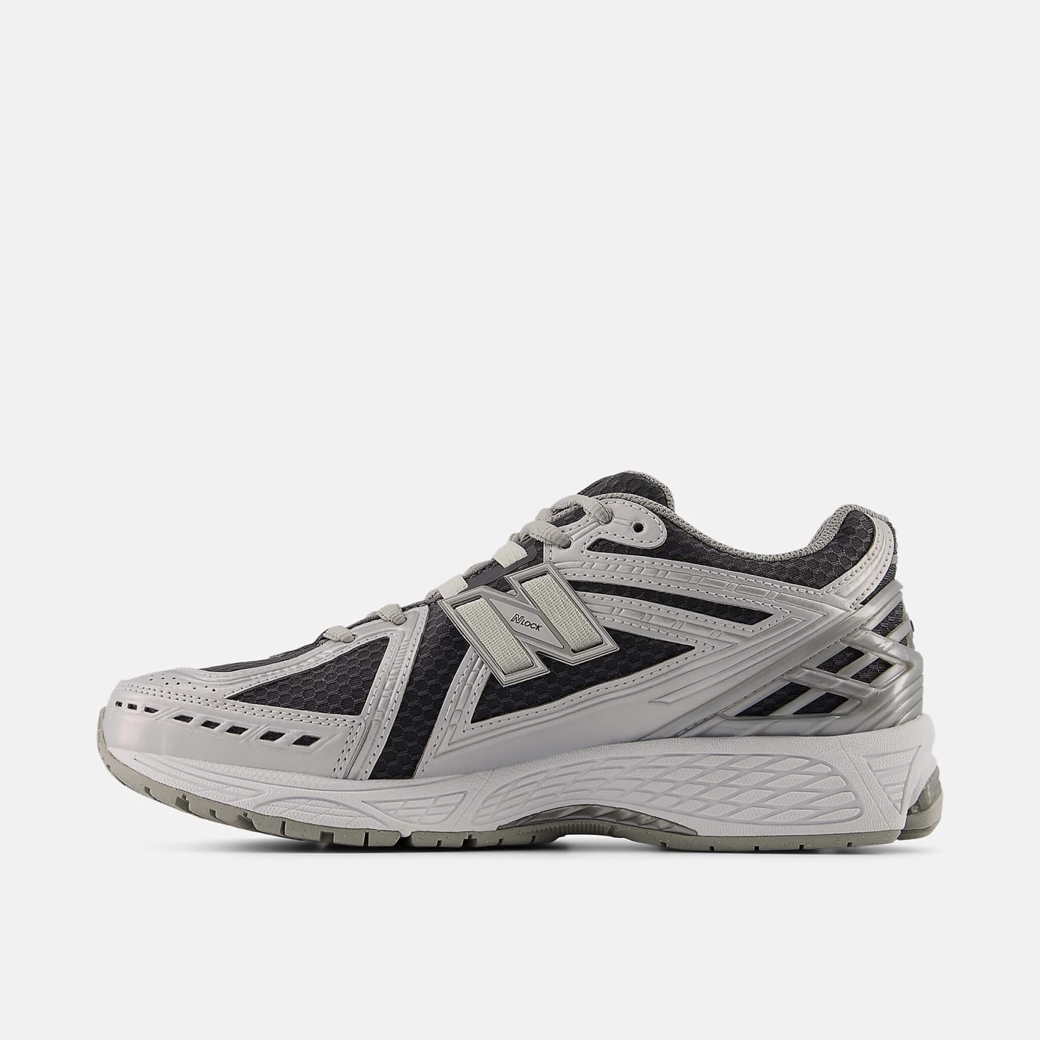 Unisex srebrno-czarne sneakersy New Balance U1906R