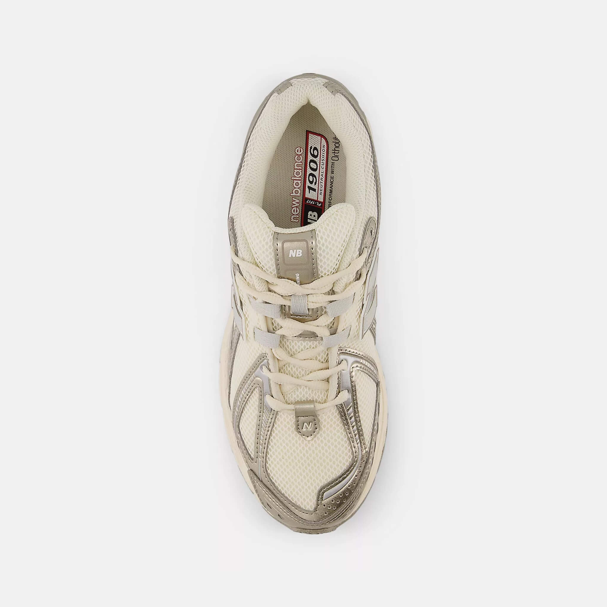 Unisexowe beżowo-złote sneakersy New Balance U1906R