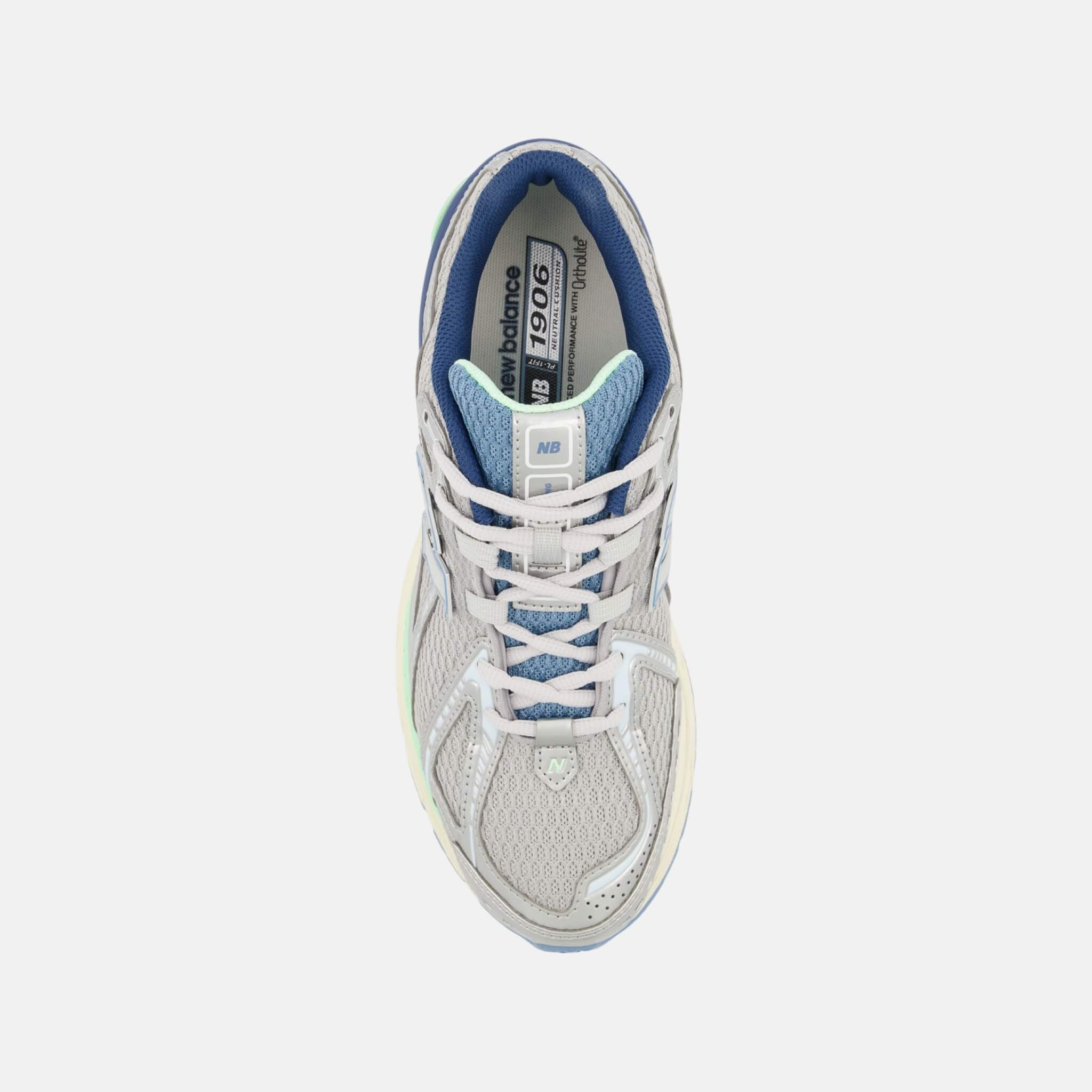 Unisex szaro-niebieskie sneakersy New Balance U1906R