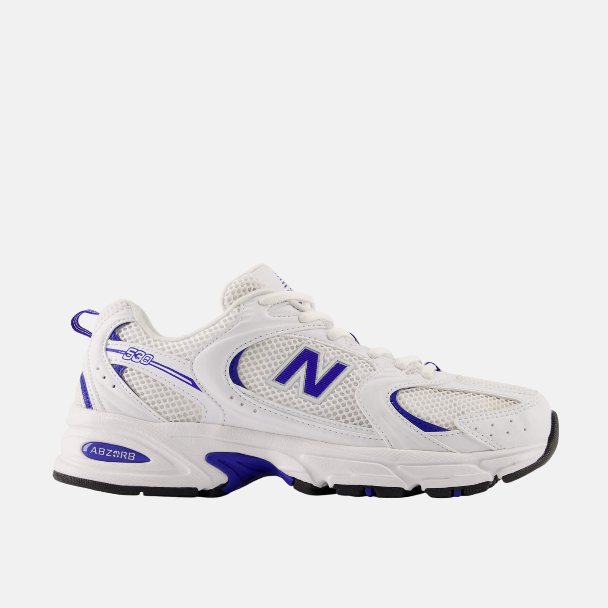 Unisex biało-niebieskie sneakersy New Balance U530