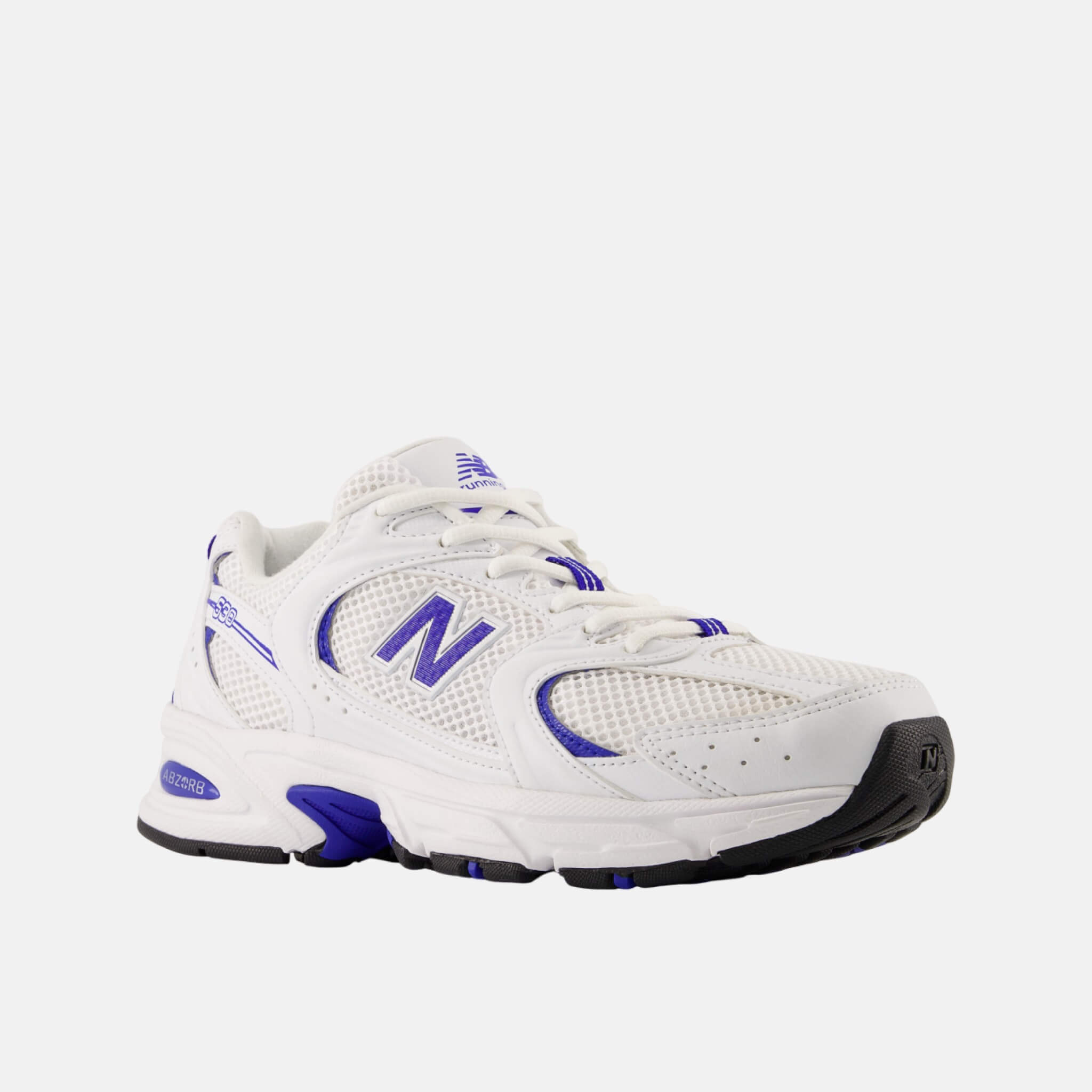 Unisex biało-niebieskie sneakersy New Balance U530