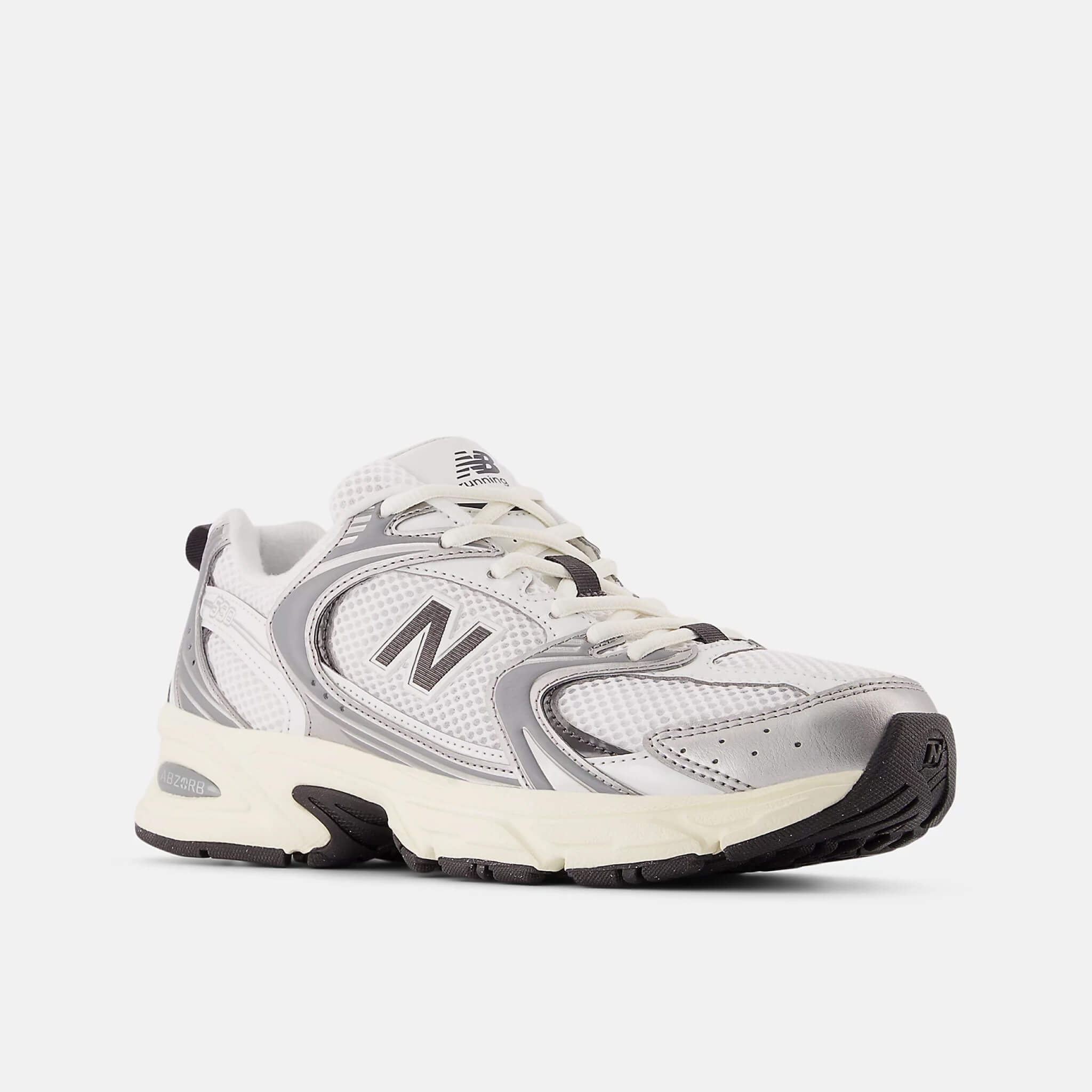 Unisex biało-szare sneakersy New Balance U530