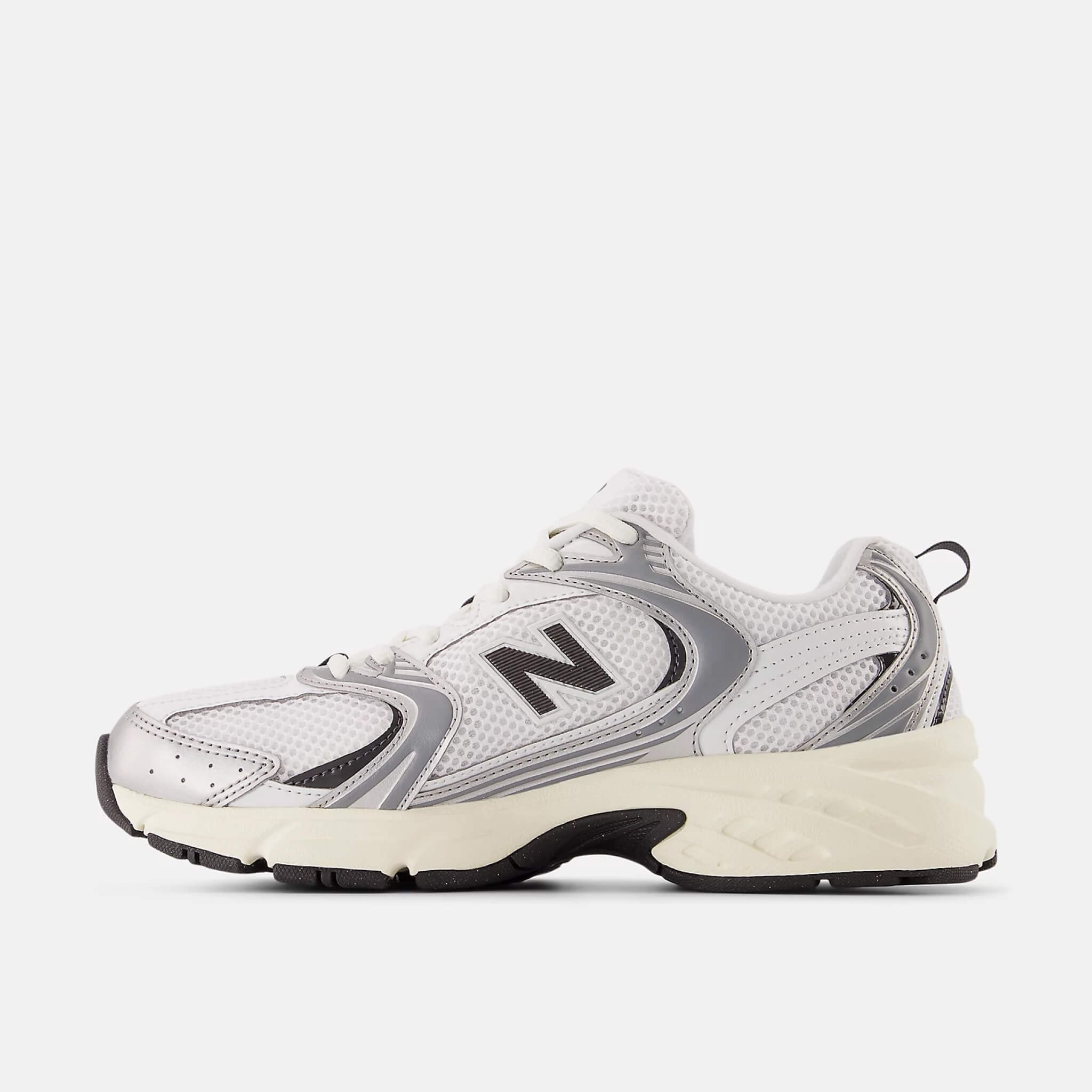 Unisex biało-szare sneakersy New Balance U530