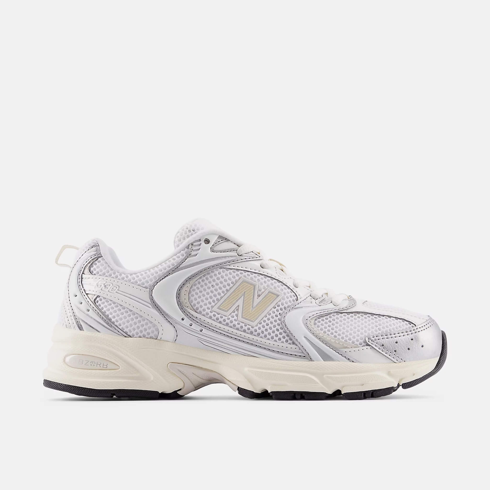 Unisex szaro-srebrne sneakersy New Balance U530