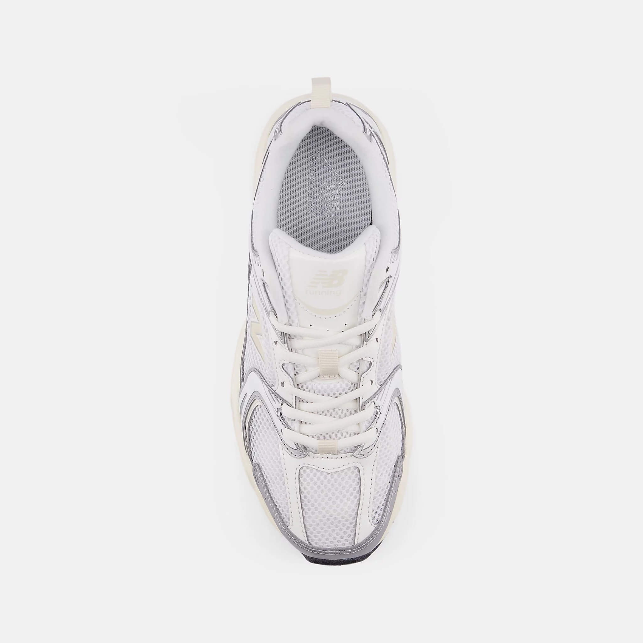 Unisex szaro-srebrne sneakersy New Balance U530
