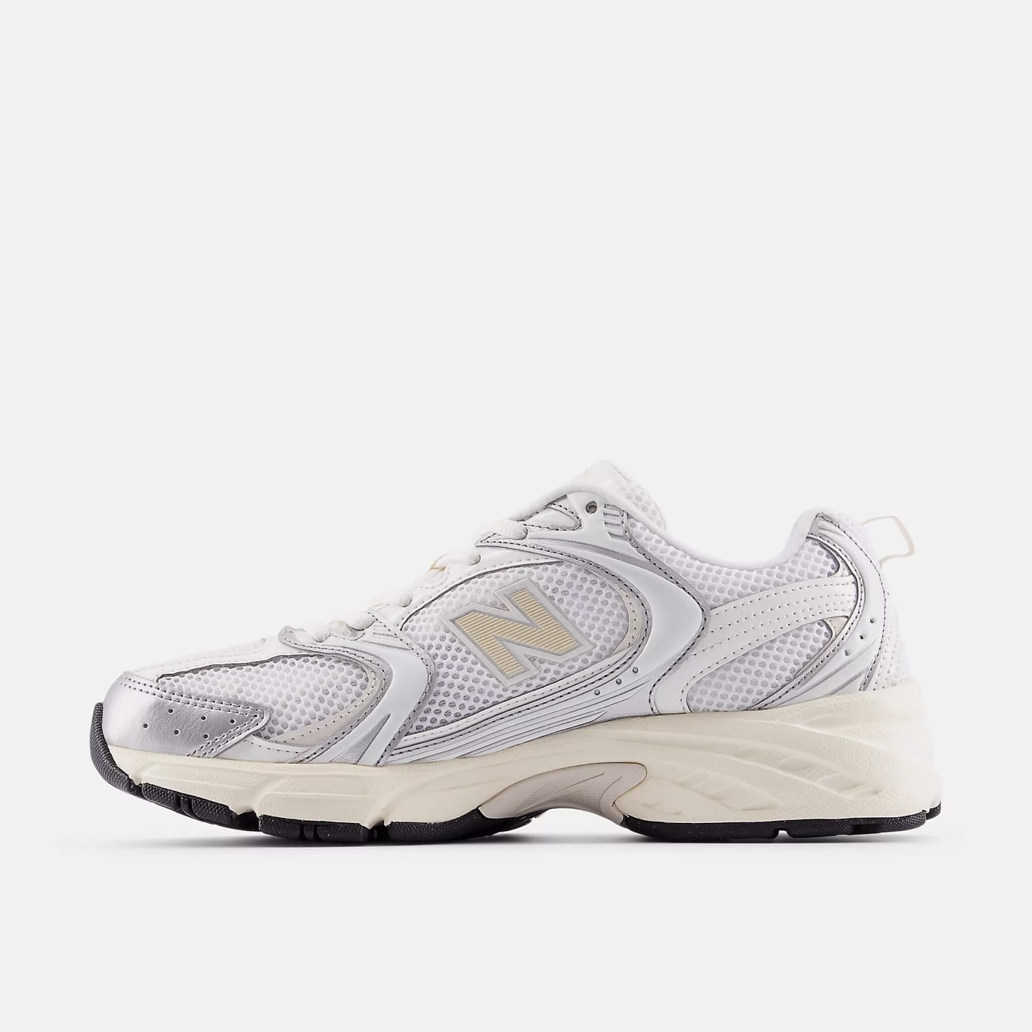 Unisex szaro-srebrne sneakersy New Balance U530