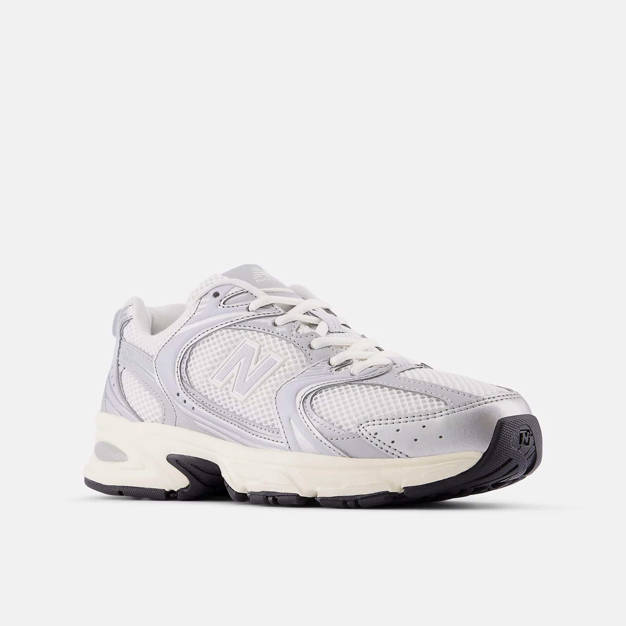 Unisex srebrne sneakersy New Balance U530
