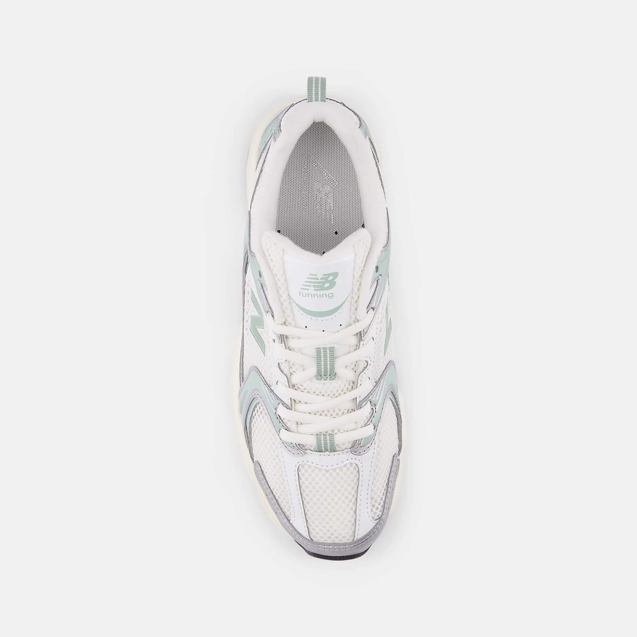Unisex szaro-zielone sneakersy New Balance U530