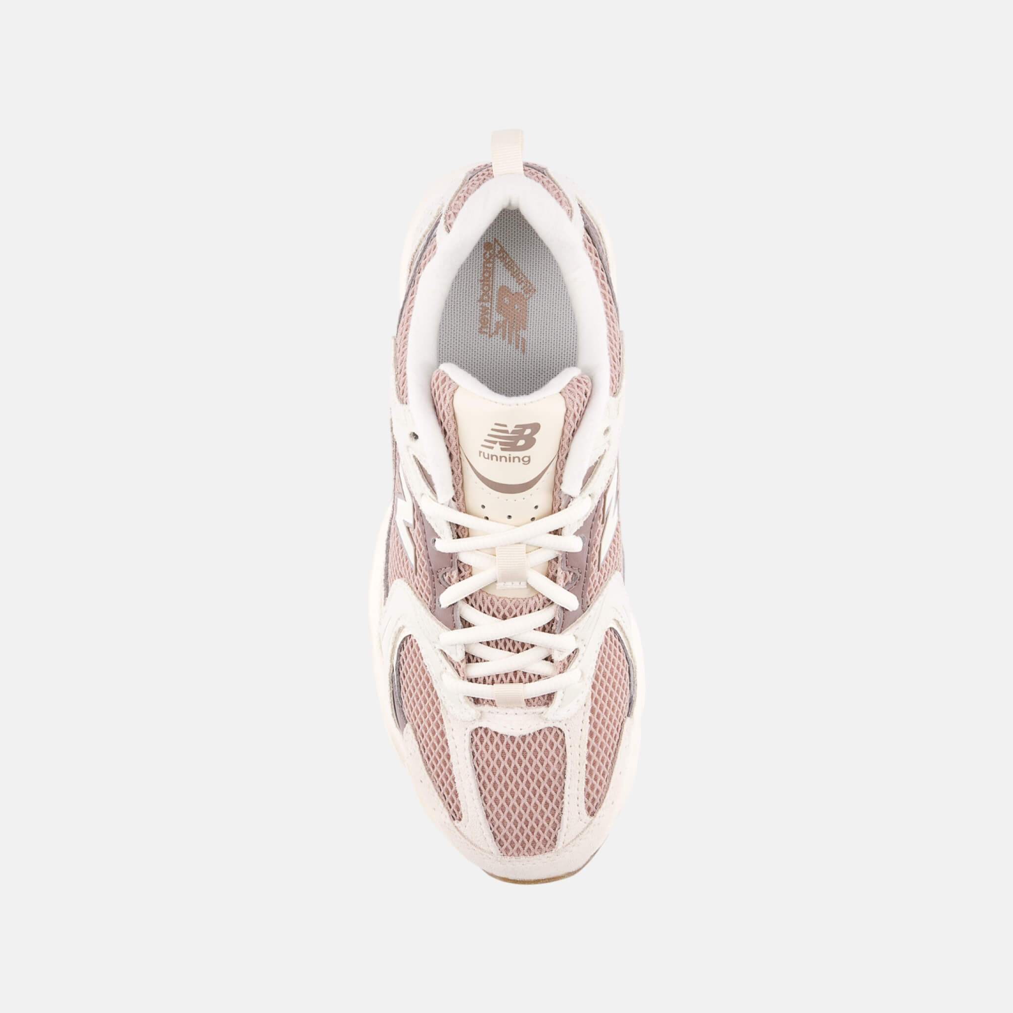 Unisex beige and brown New Balance U530 sneakers